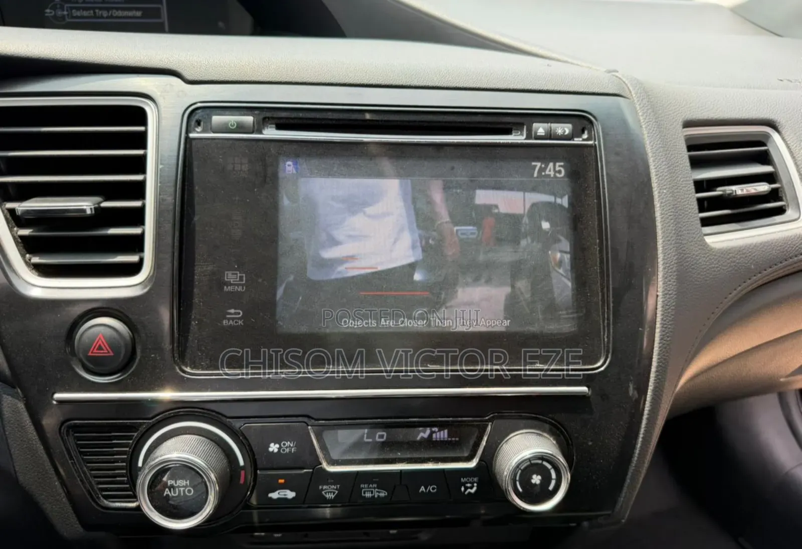 Honda Civic EX-L w/Navigation 4dr Sedan (1.8L 4cyl CVT) 2015 Black