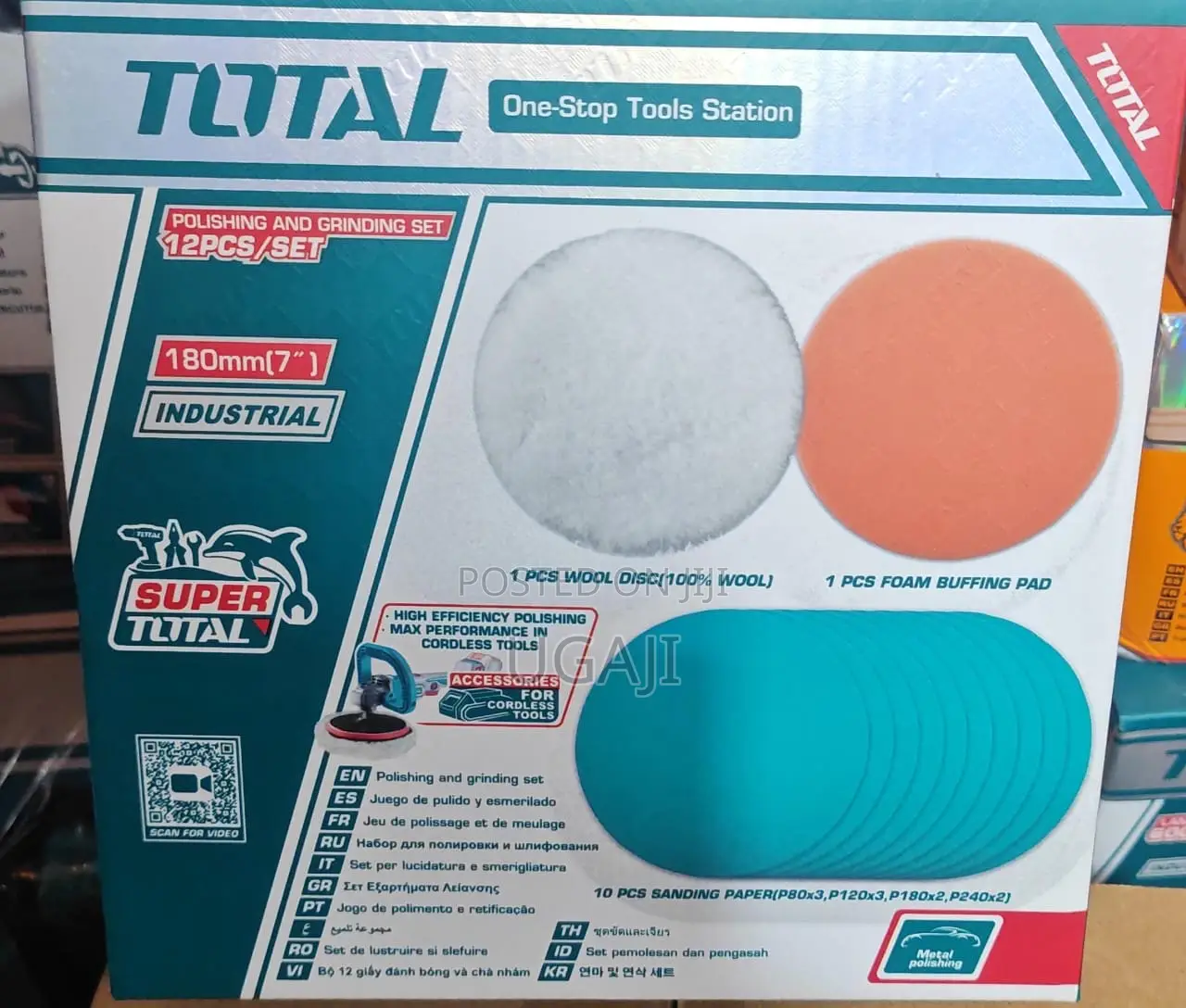 12pcs Industrial Polishing and Grinding Pad