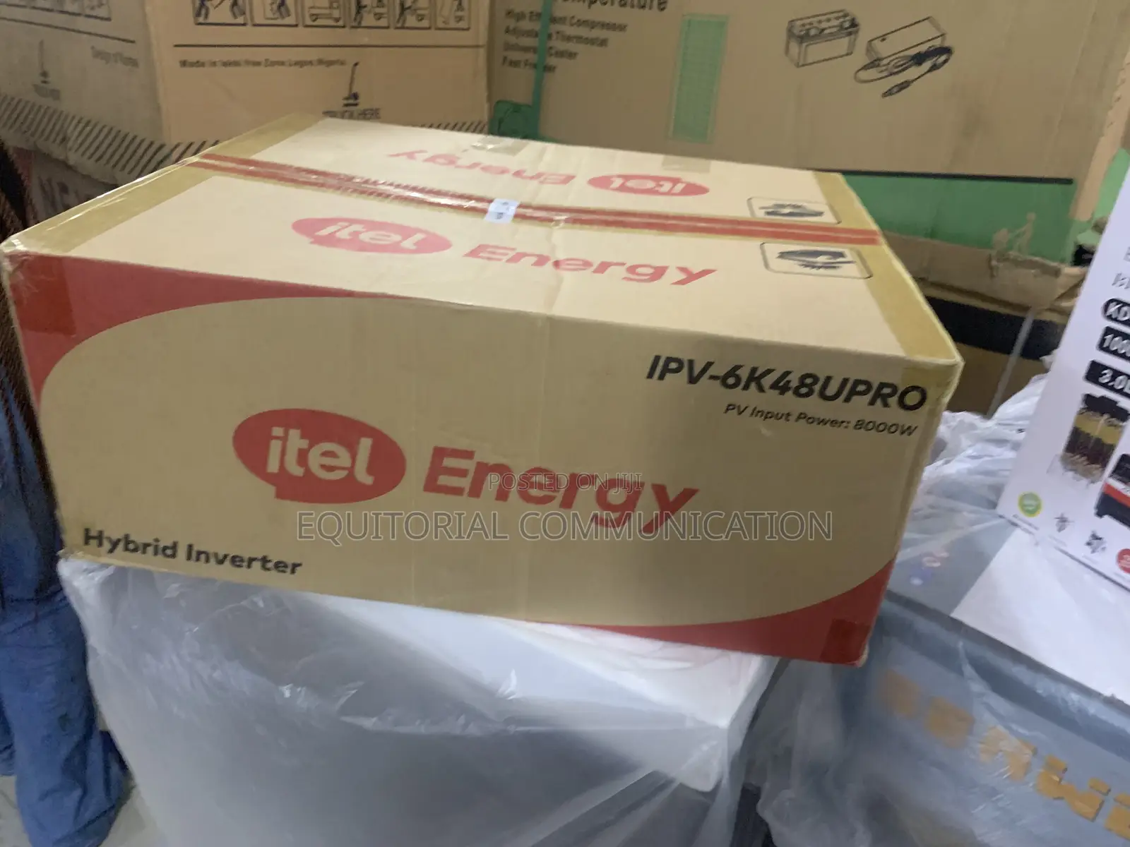 Itel 6000w Solar Hybrid Inverter With Built-in Battery Backup System