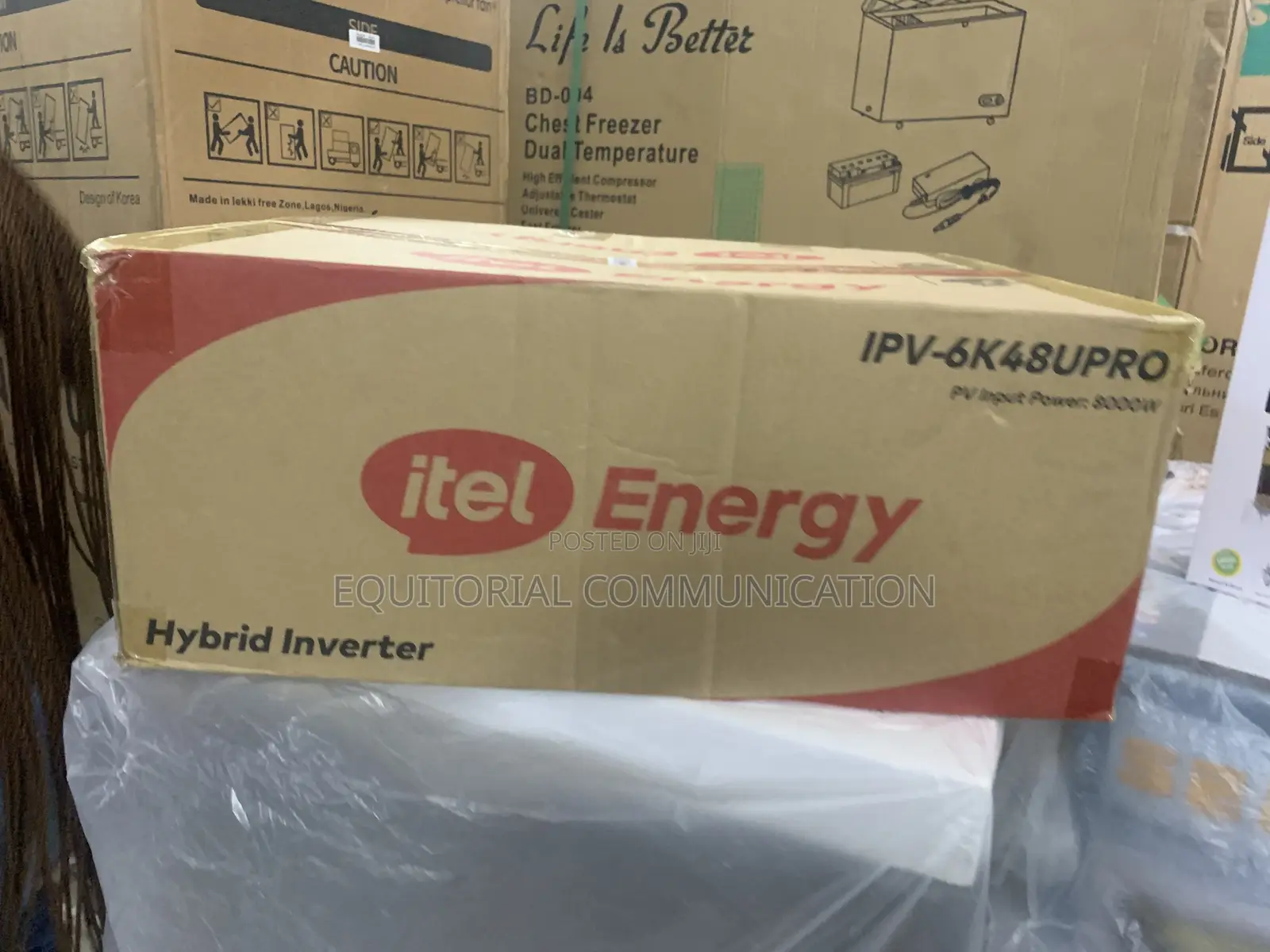 Itel 6000w Solar Hybrid Inverter With Built-in Battery Backup System