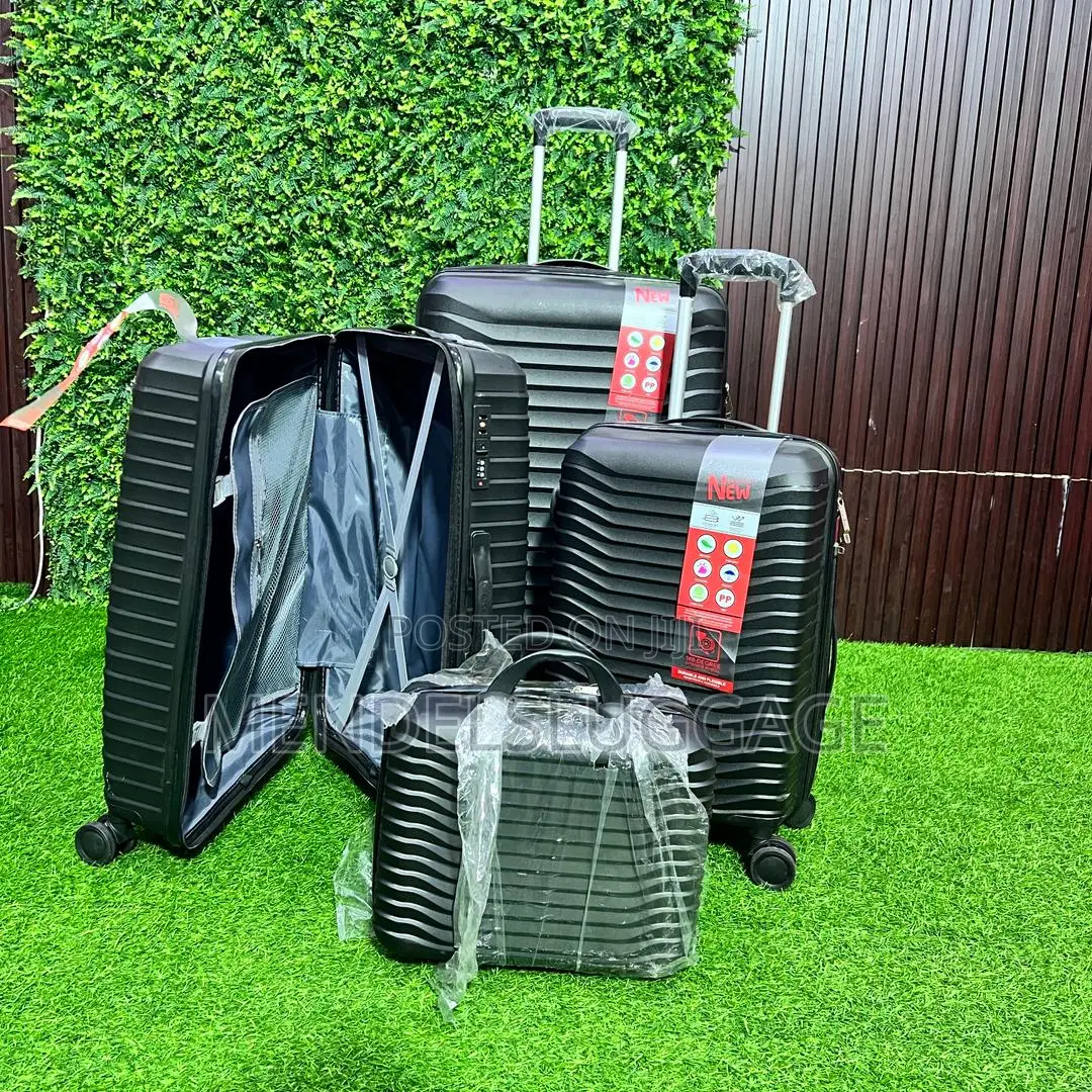 Title: Pink 3-in-1 Hard Case Travel Luggage Set
