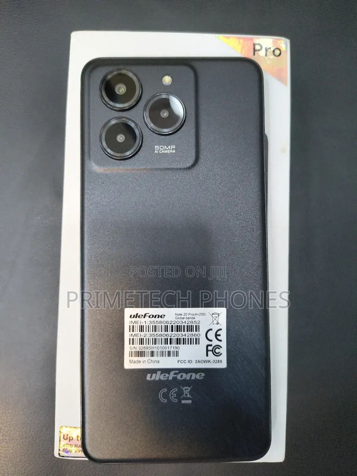 New Ulefone Note 16 Pro 256 GB Black