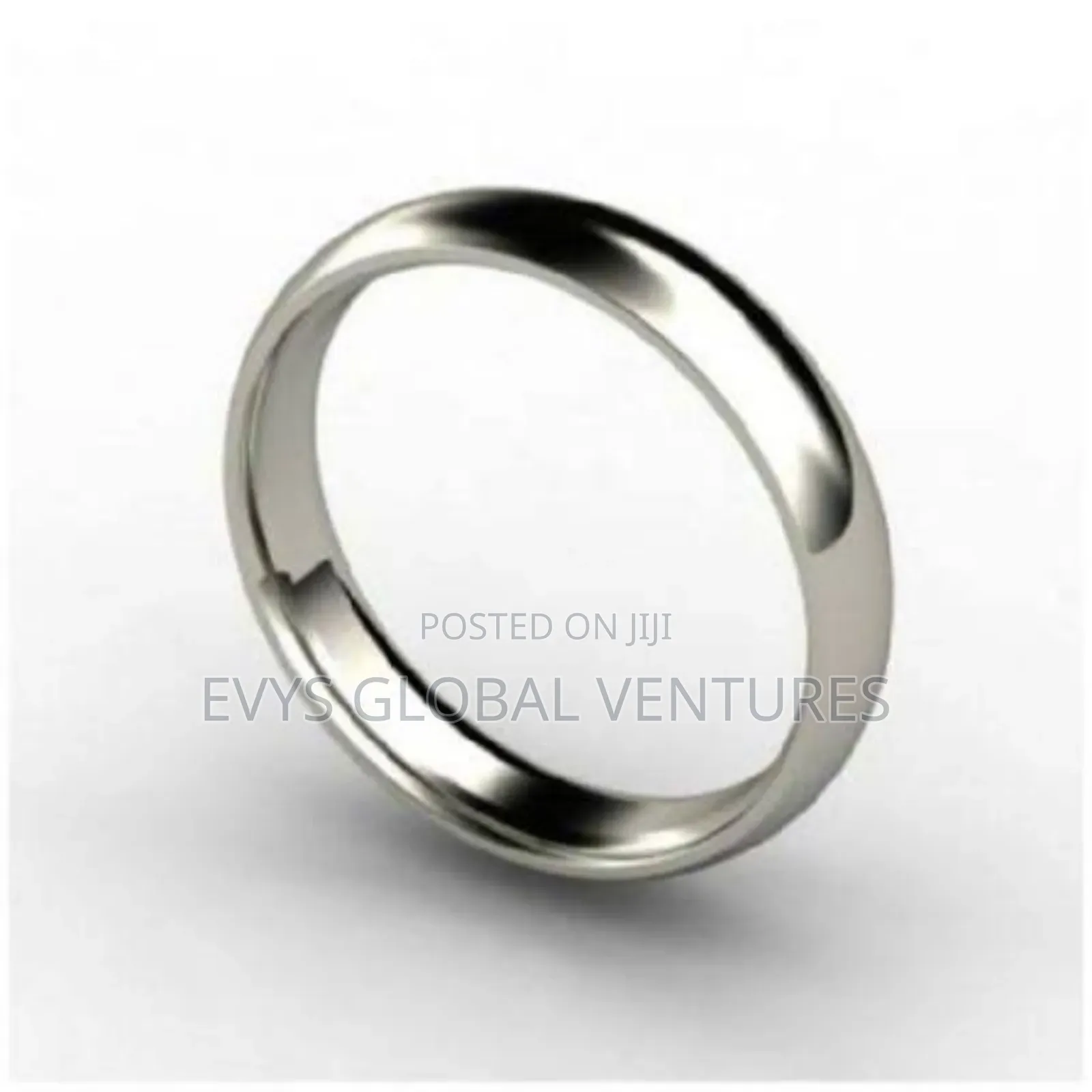 Plain Silver Wedding Band - Unisex
