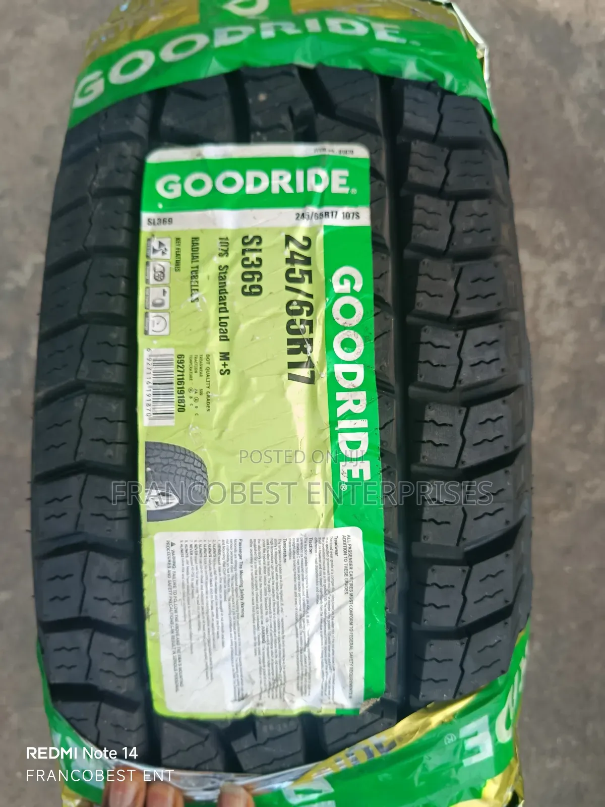 245/65r17 Goodride Tyre