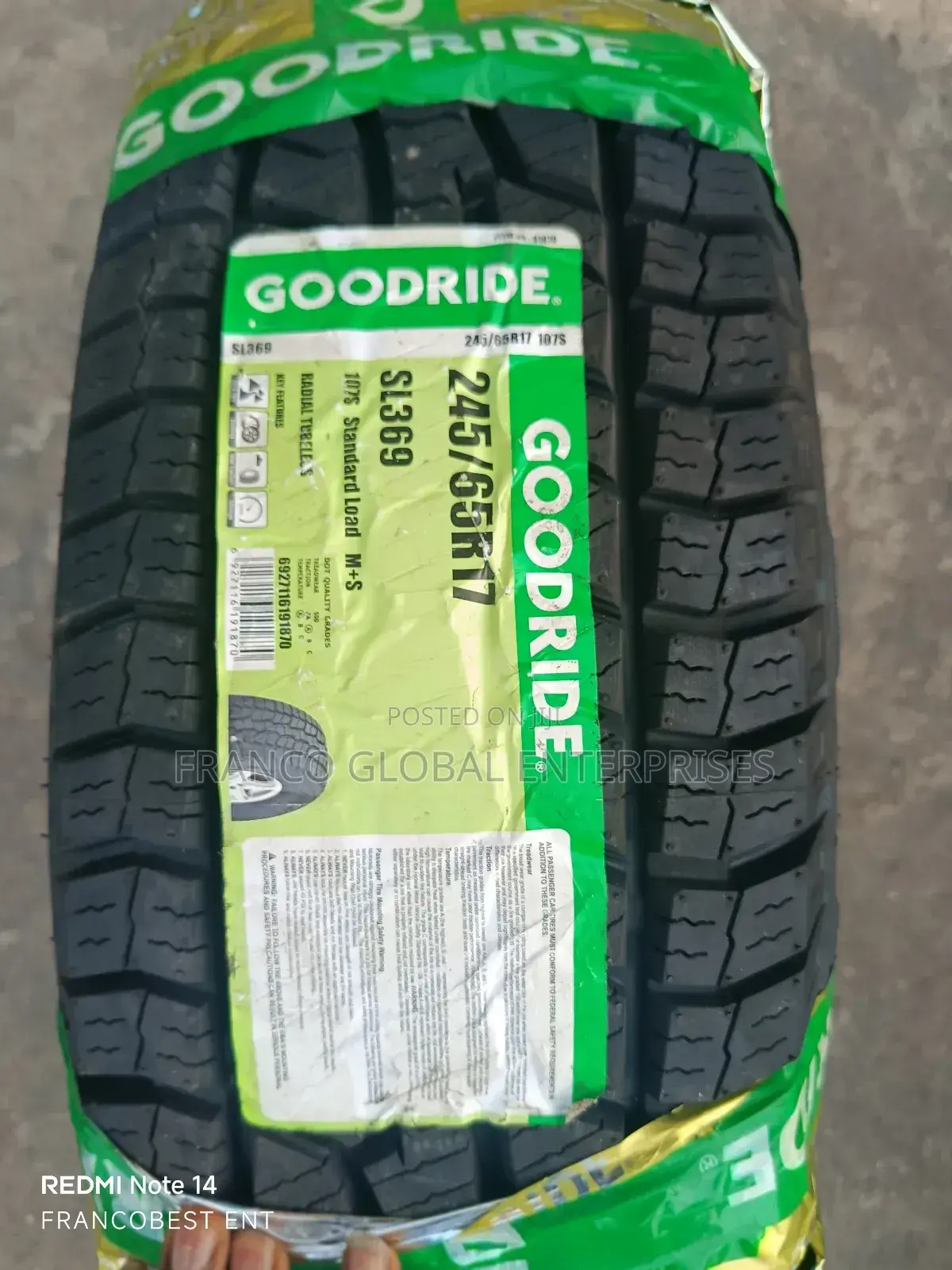 245/65r17 Goodride Tyre