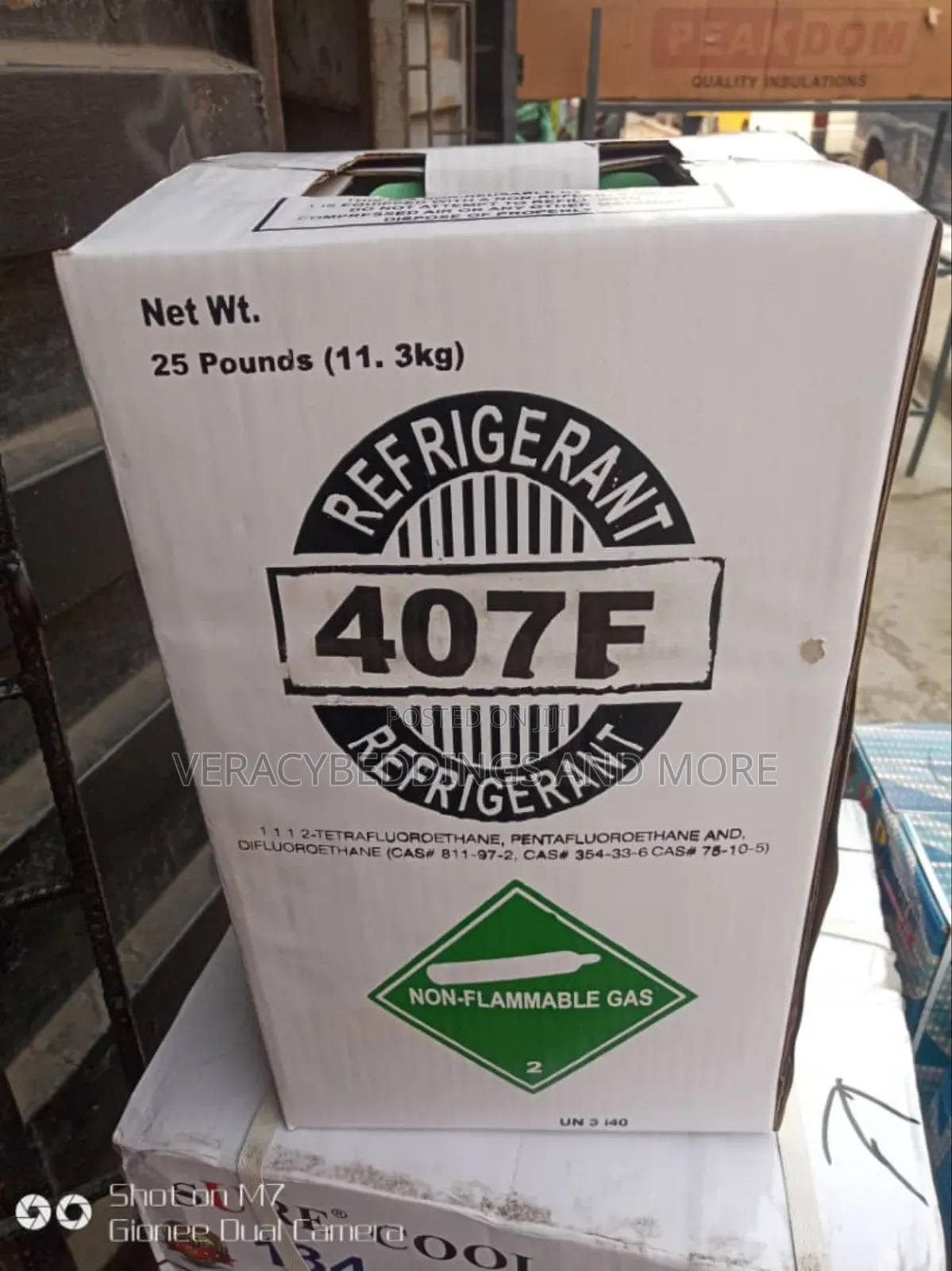 Cooling Gas ( Refrigerant 407f)