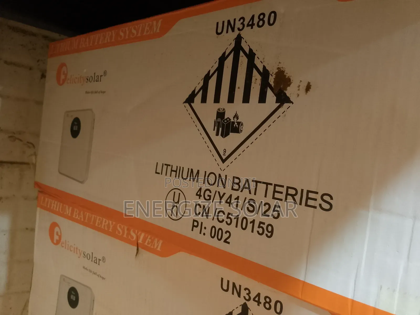 2.5kwh 25.6v Felicity Lithium Battery