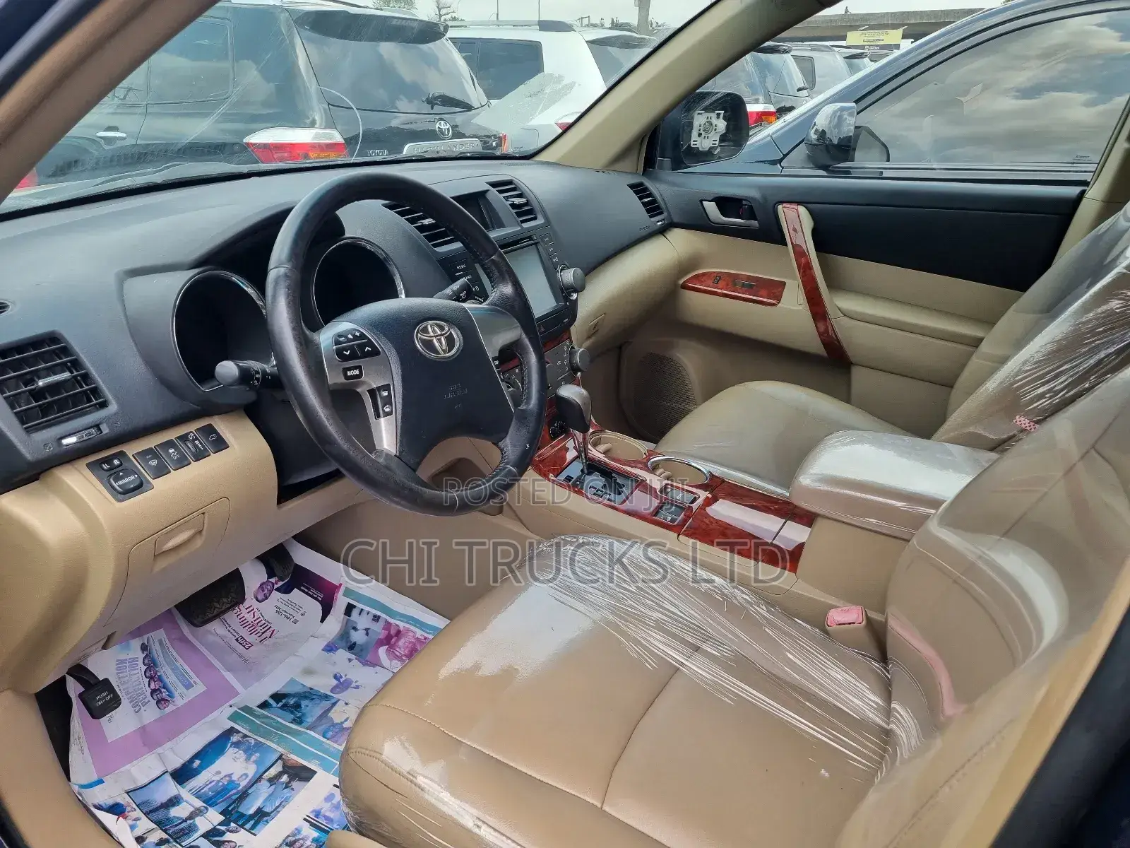 Toyota Highlander Limited 2011 Blue