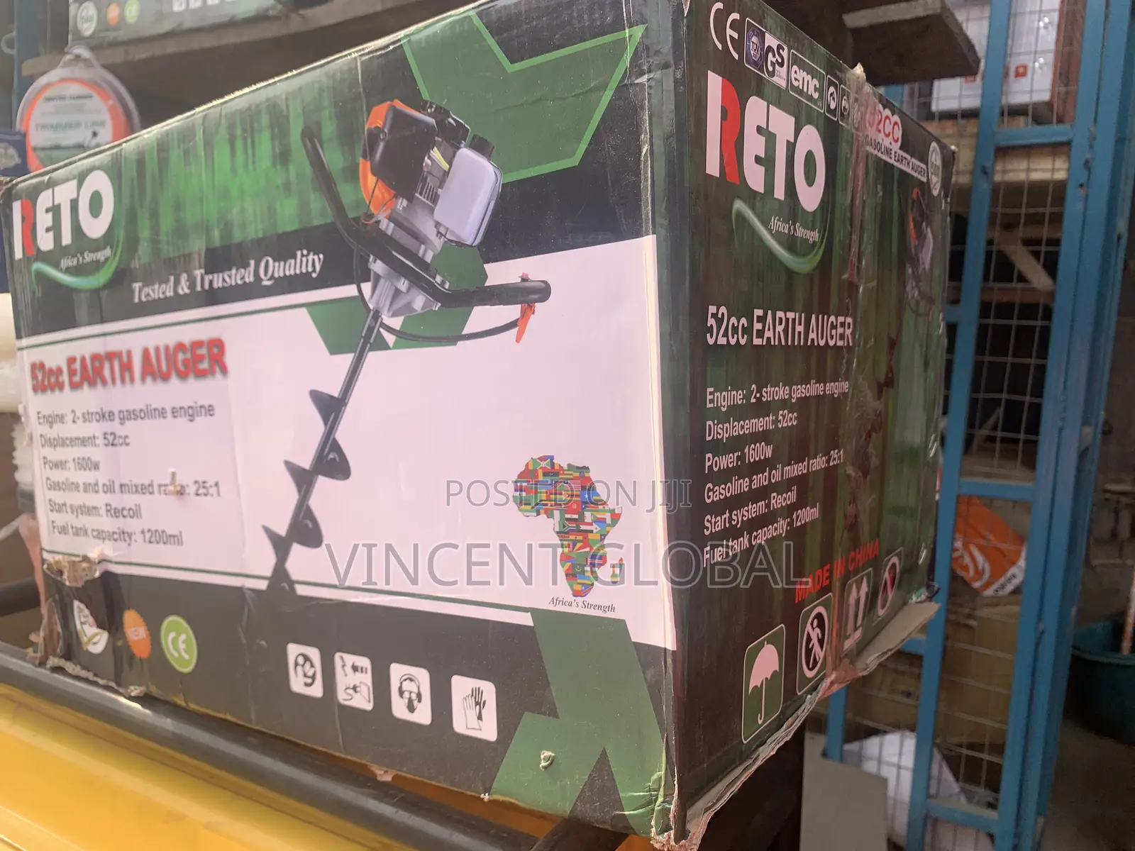 Reto 2 Stroke Earth Auger 520cc