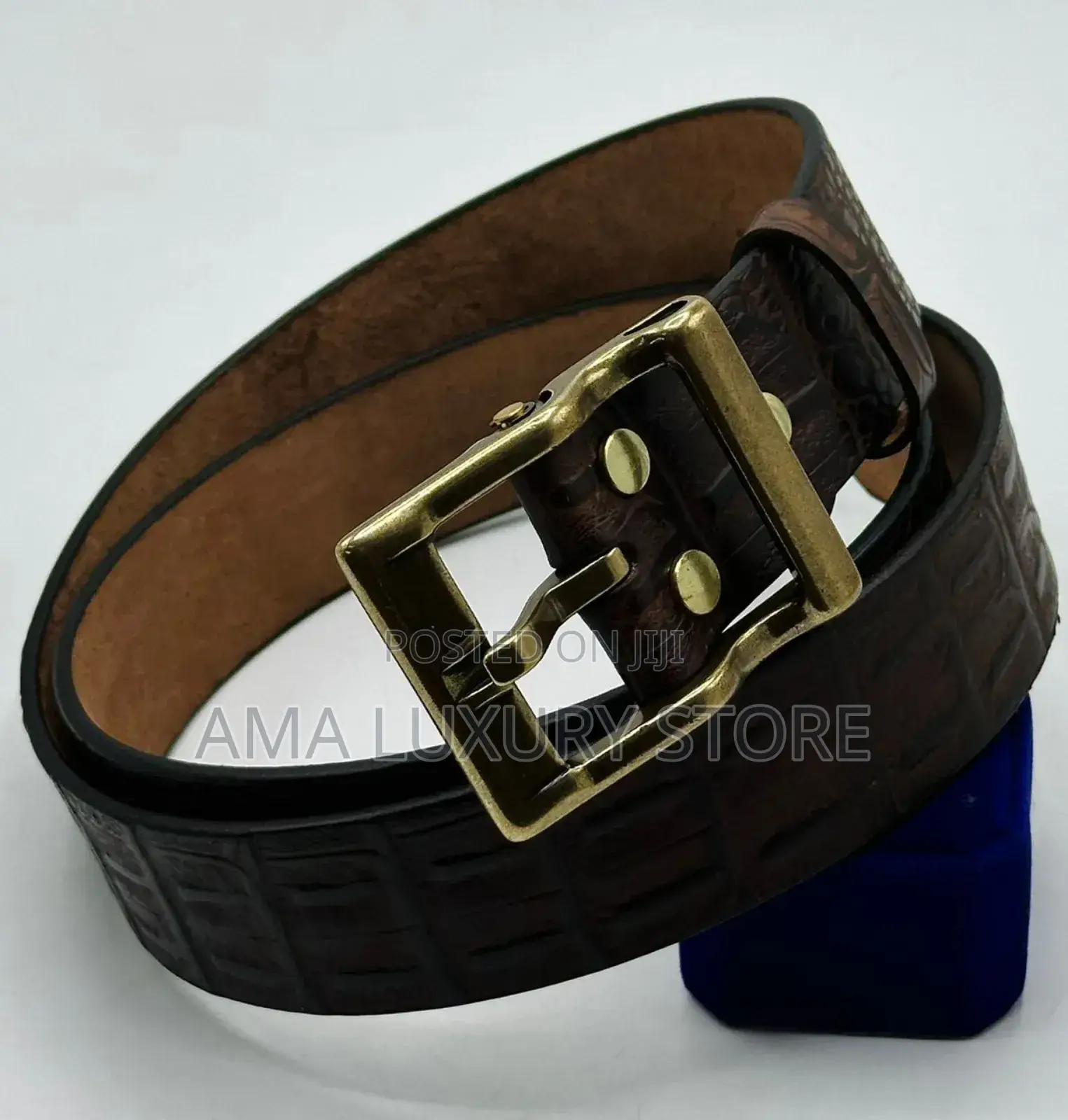 Genuine Leather Men's Waist Belts