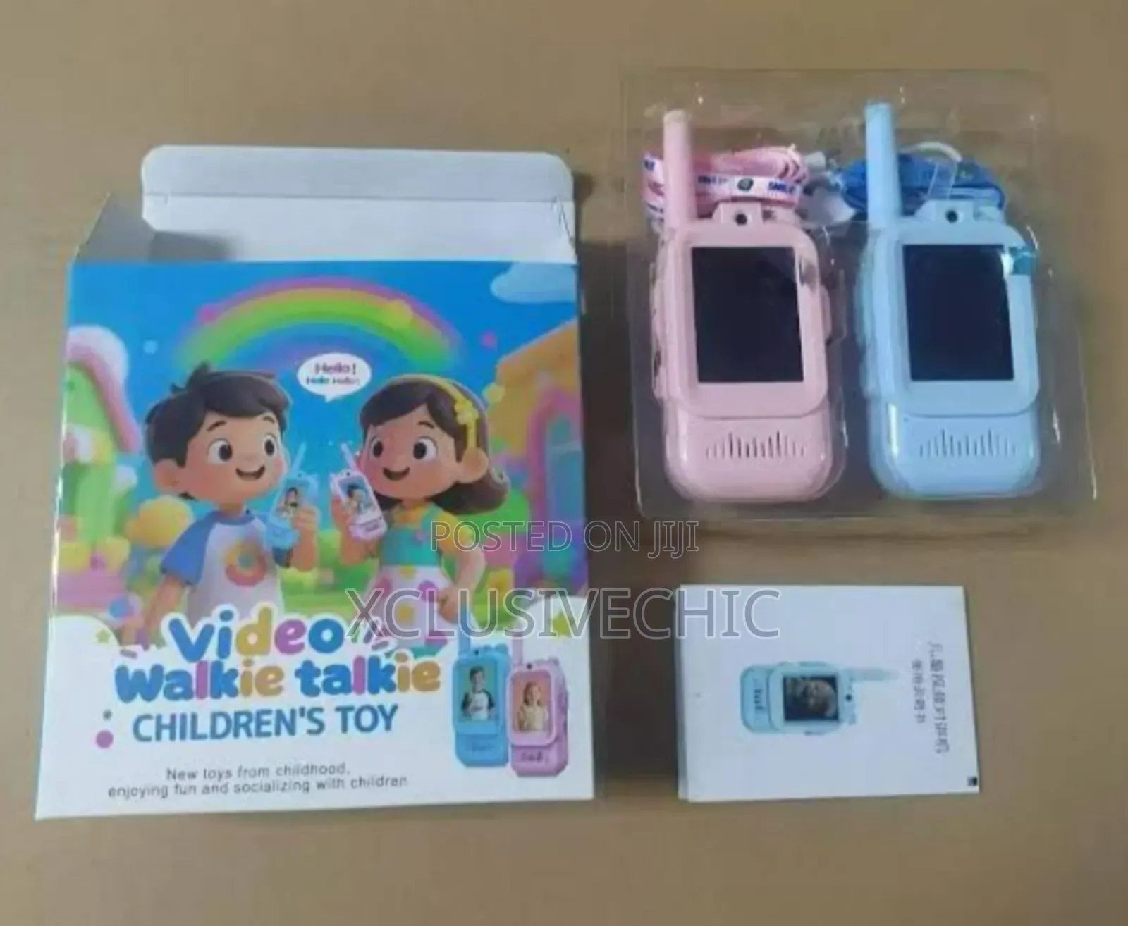Rechargeable Video Walkie-Talkie for Kids