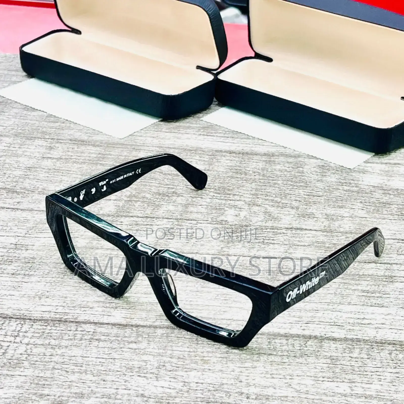 Off White Luxury Transparent Designer Glasses