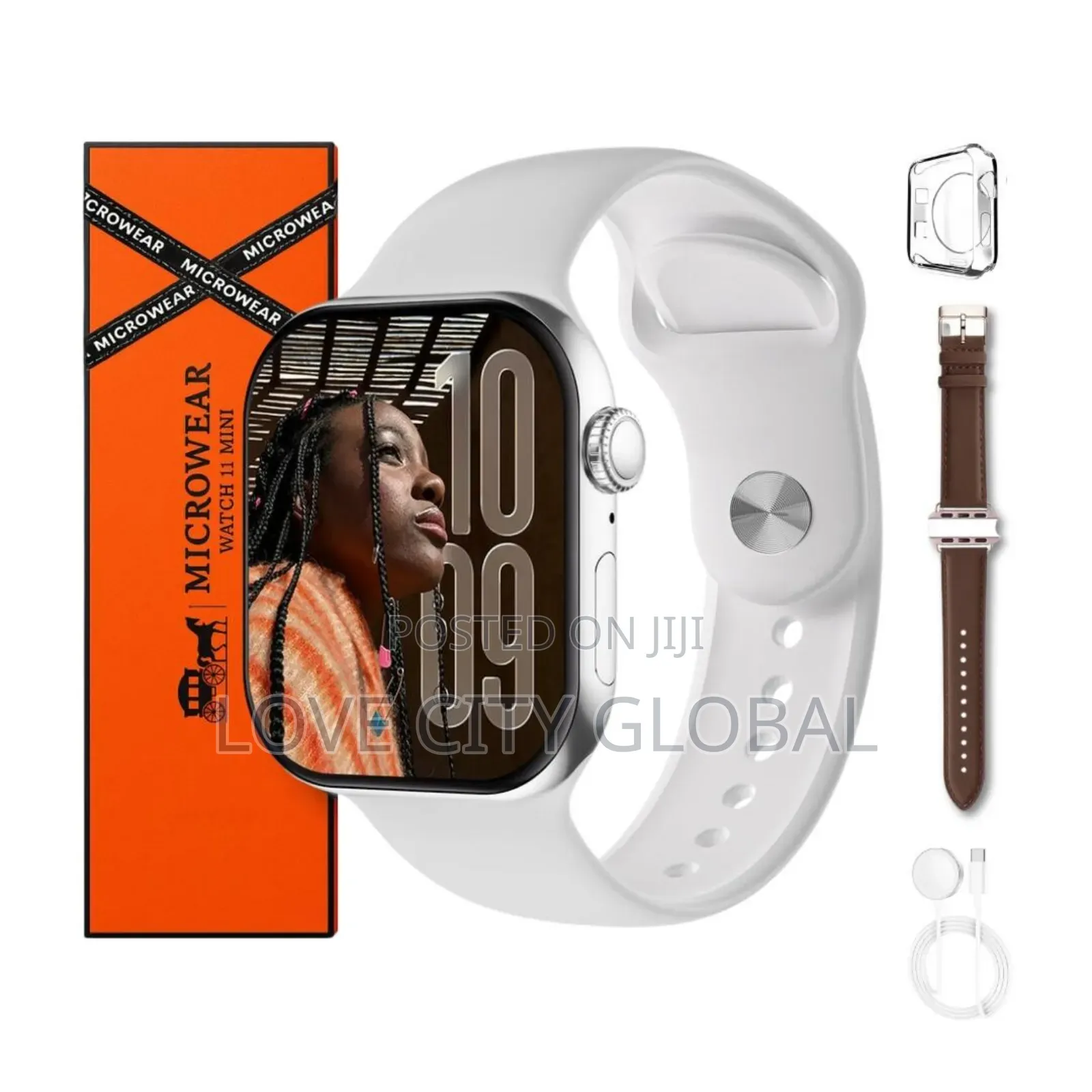 Microwear Watch 11 Mini Smart Watch Hd Amoled Bt Call Ai Chatgpt Track
