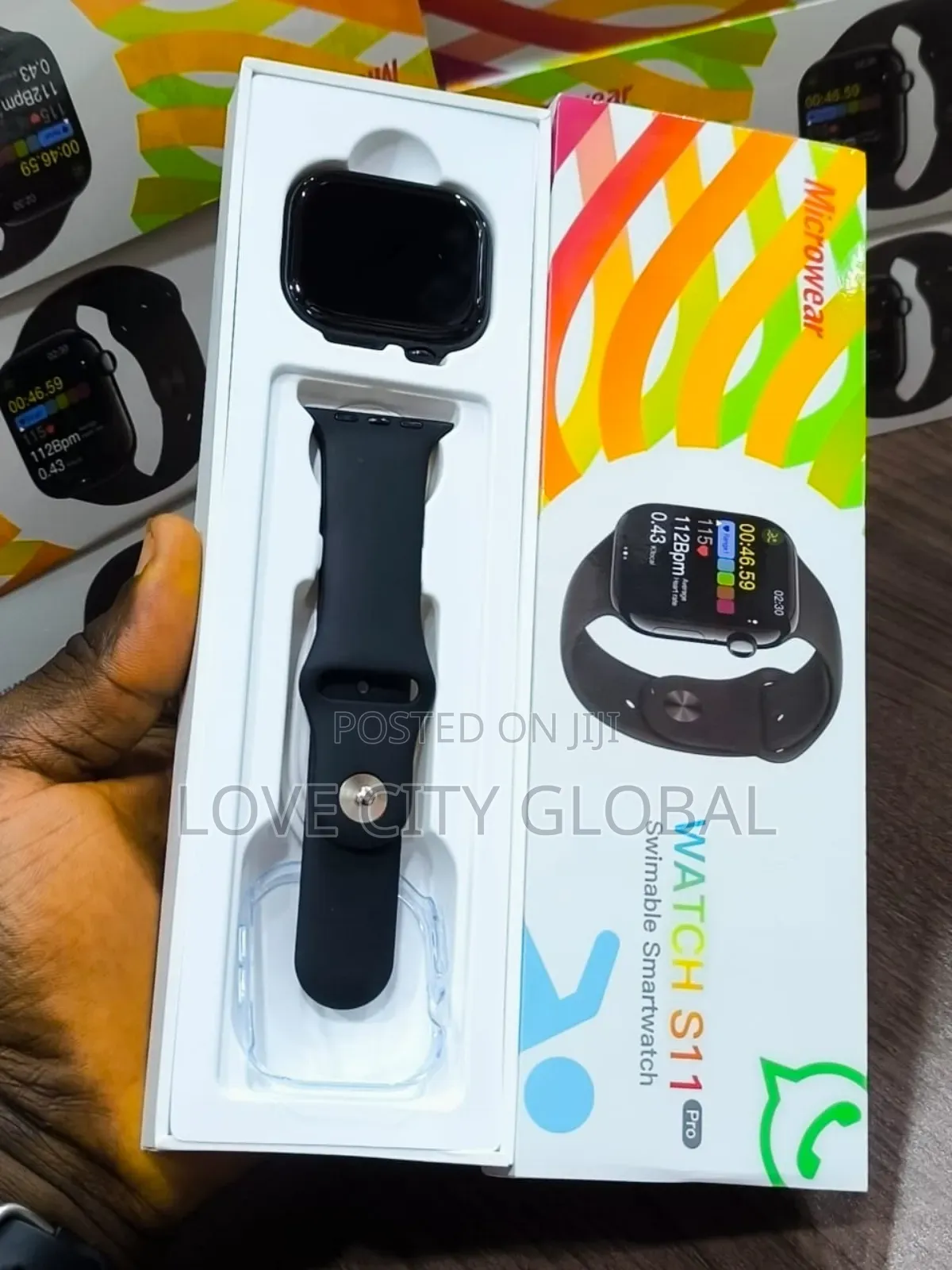 Microwear Watch S11 Pro Swimable Smart Watch Amoled Bt Call Ai Chatgpt