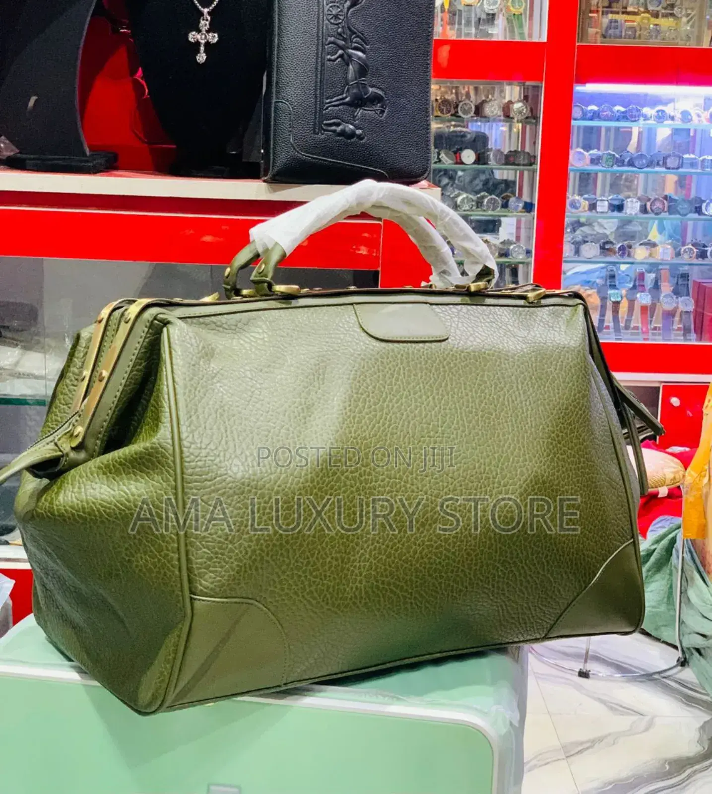 Genuine Leather Designer Duffle/Travel Bags