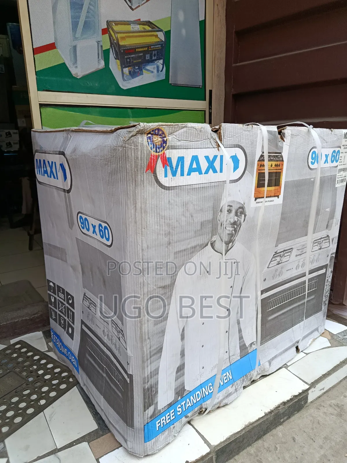 Maxi 5 Burner Gas Cooker Oven Grill and Blue Flame