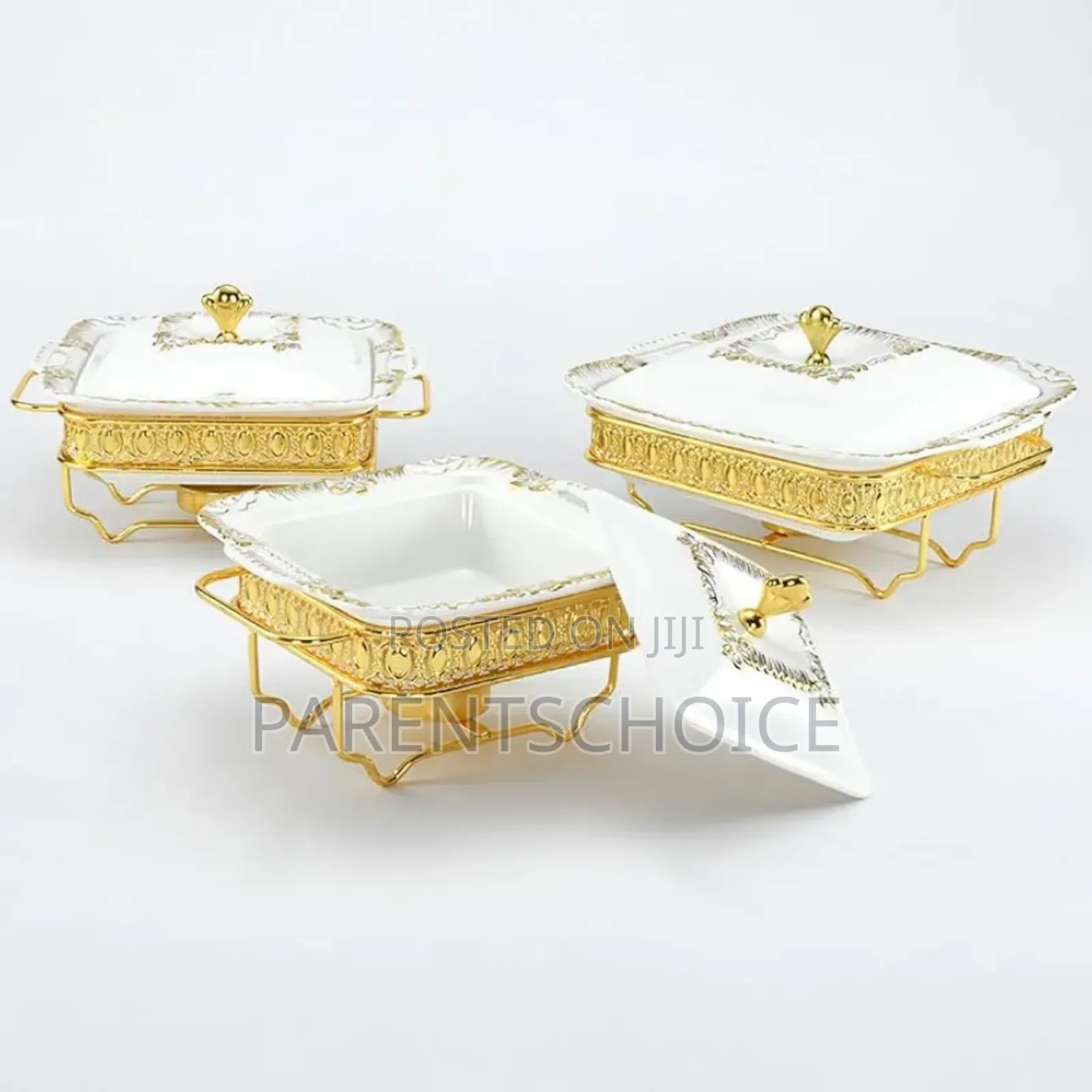 1.2/1.8/2.8l Ceramics Chafers and Buffet Warmers Sets