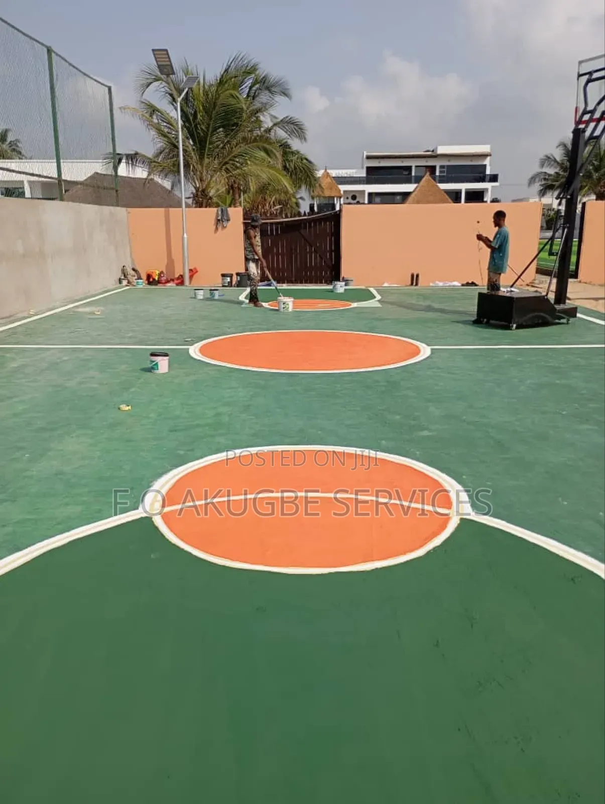Multipurpose Game Court Construction and Mentainace