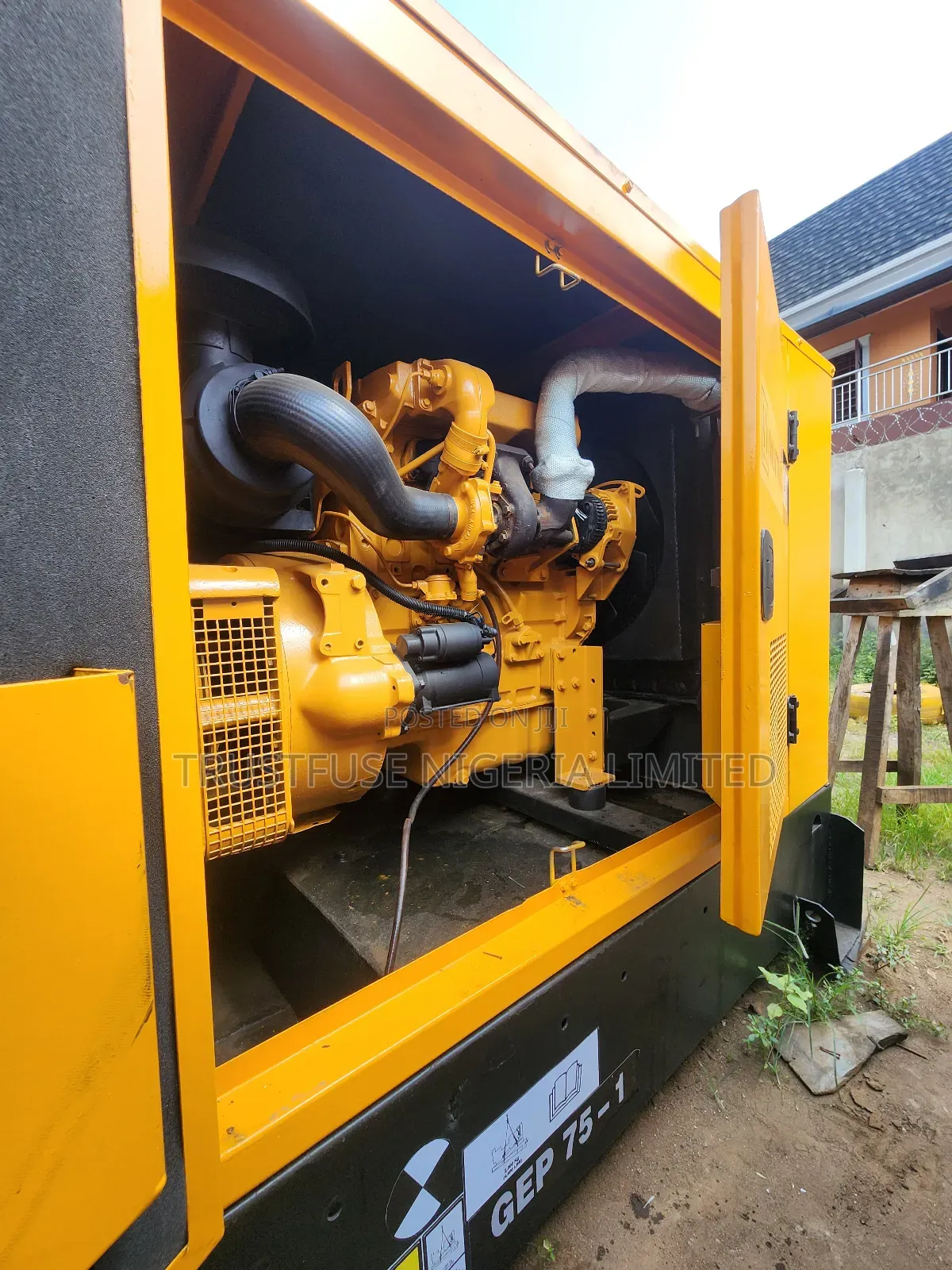 75kva Heavy Duty 1000 Series Uk Perkins Full Manual Soundproof Gen Set