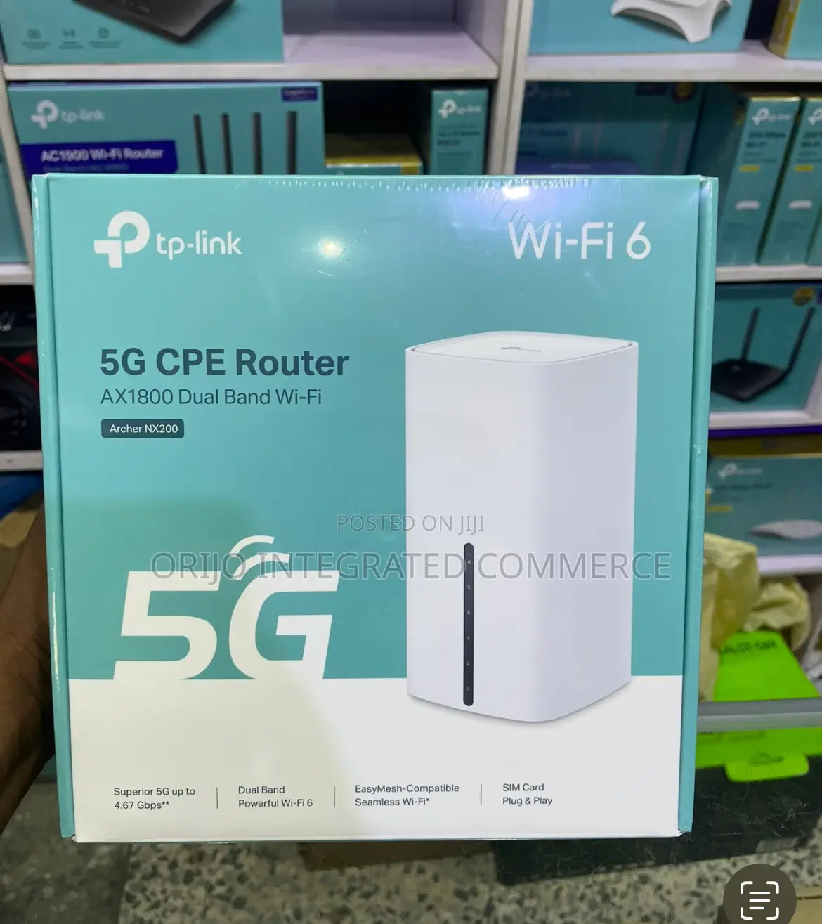 Tp-Link Archer Nx200 5g Sim Router Ax1800 Wi-Fi 6 Dual Band