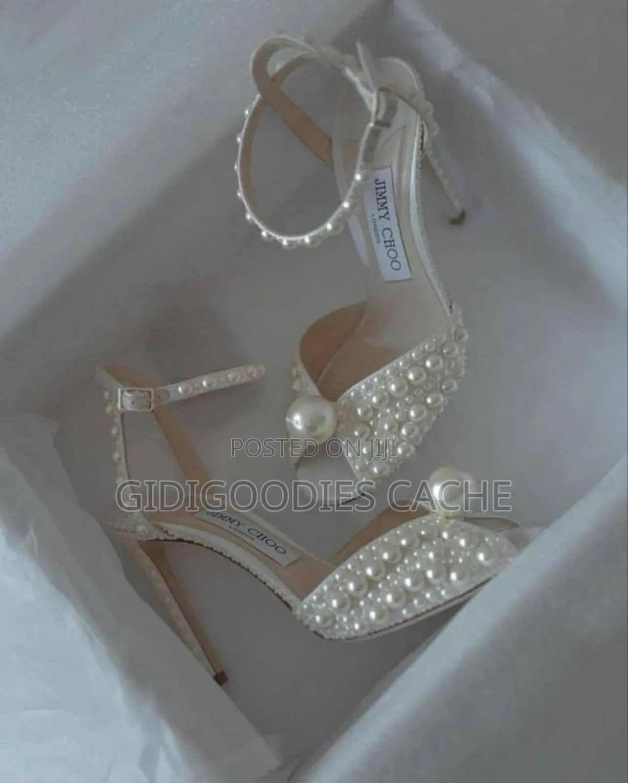 Jimmy Choo Bridal Heels White