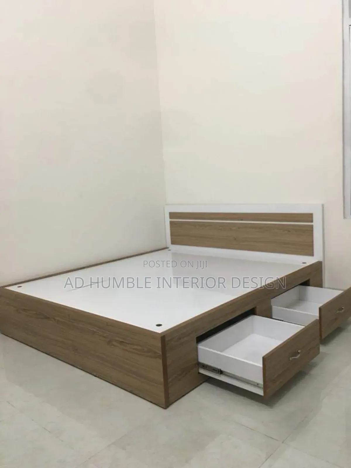 4by6 Wooden Bedframe With Under Drawer