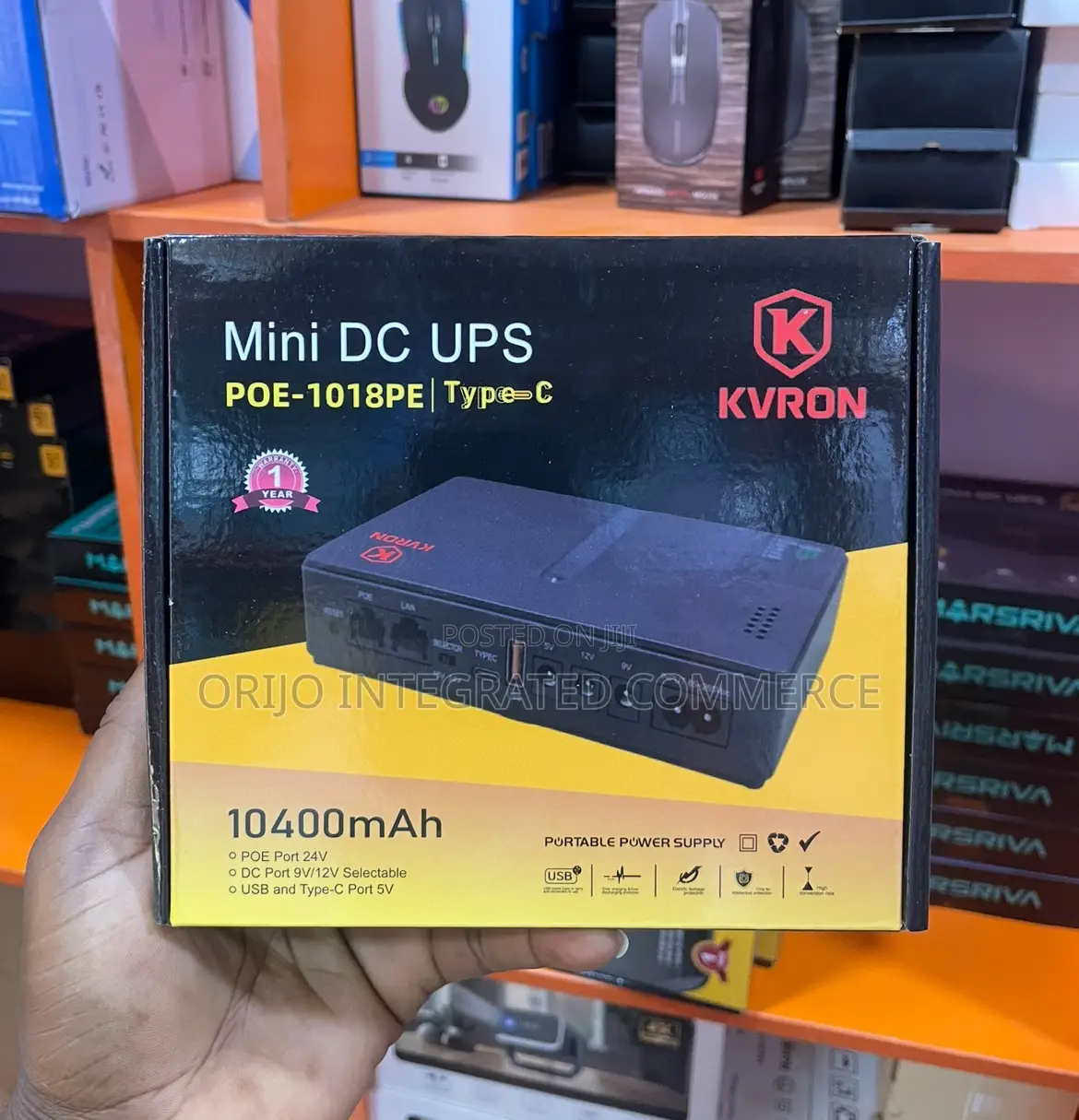 10400mah Mini Dc Ups Poe-1018p | Typc-C Router Power Bank