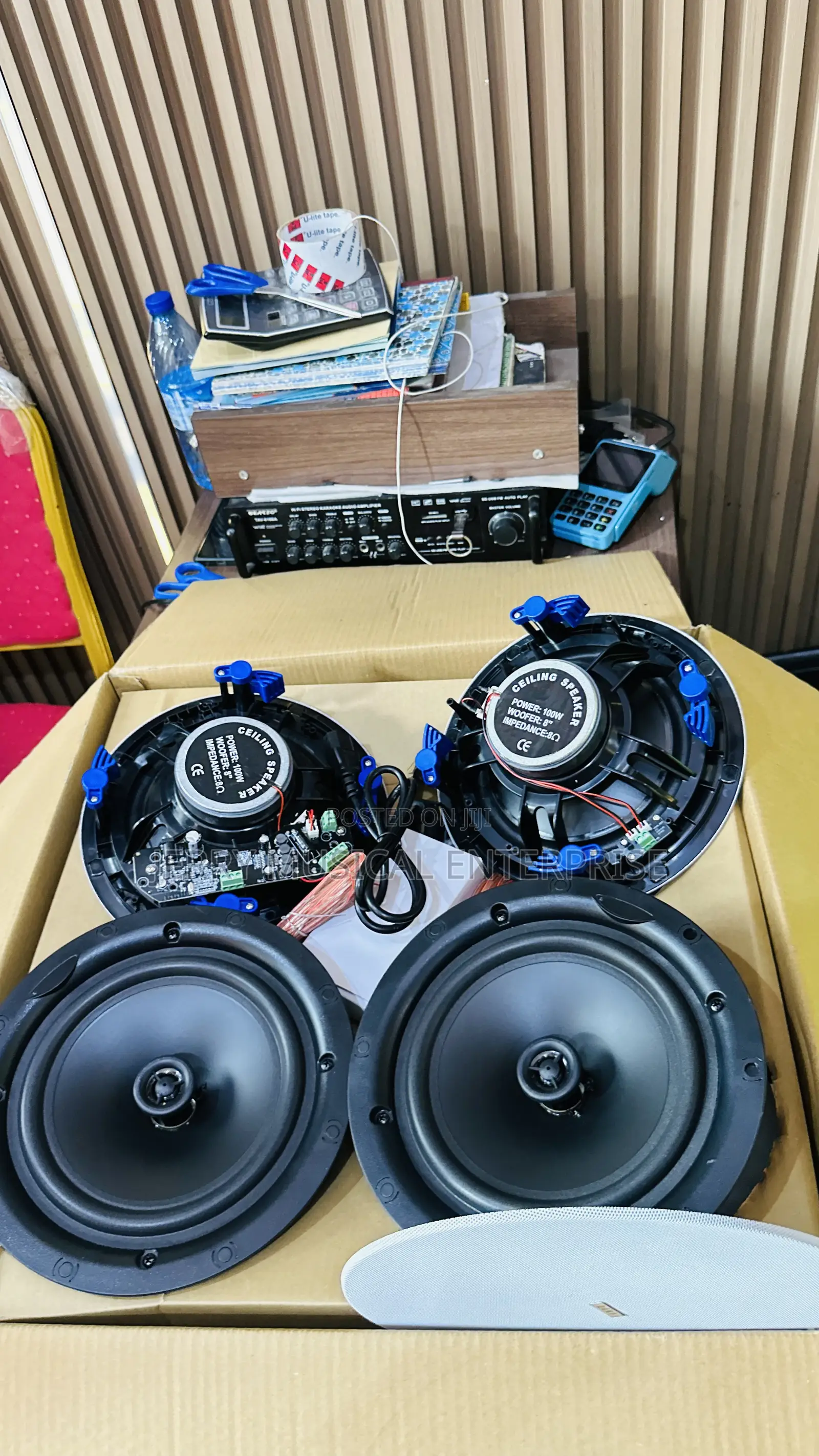 100w 4n1 Bluetooth Framless 8inches Speaker