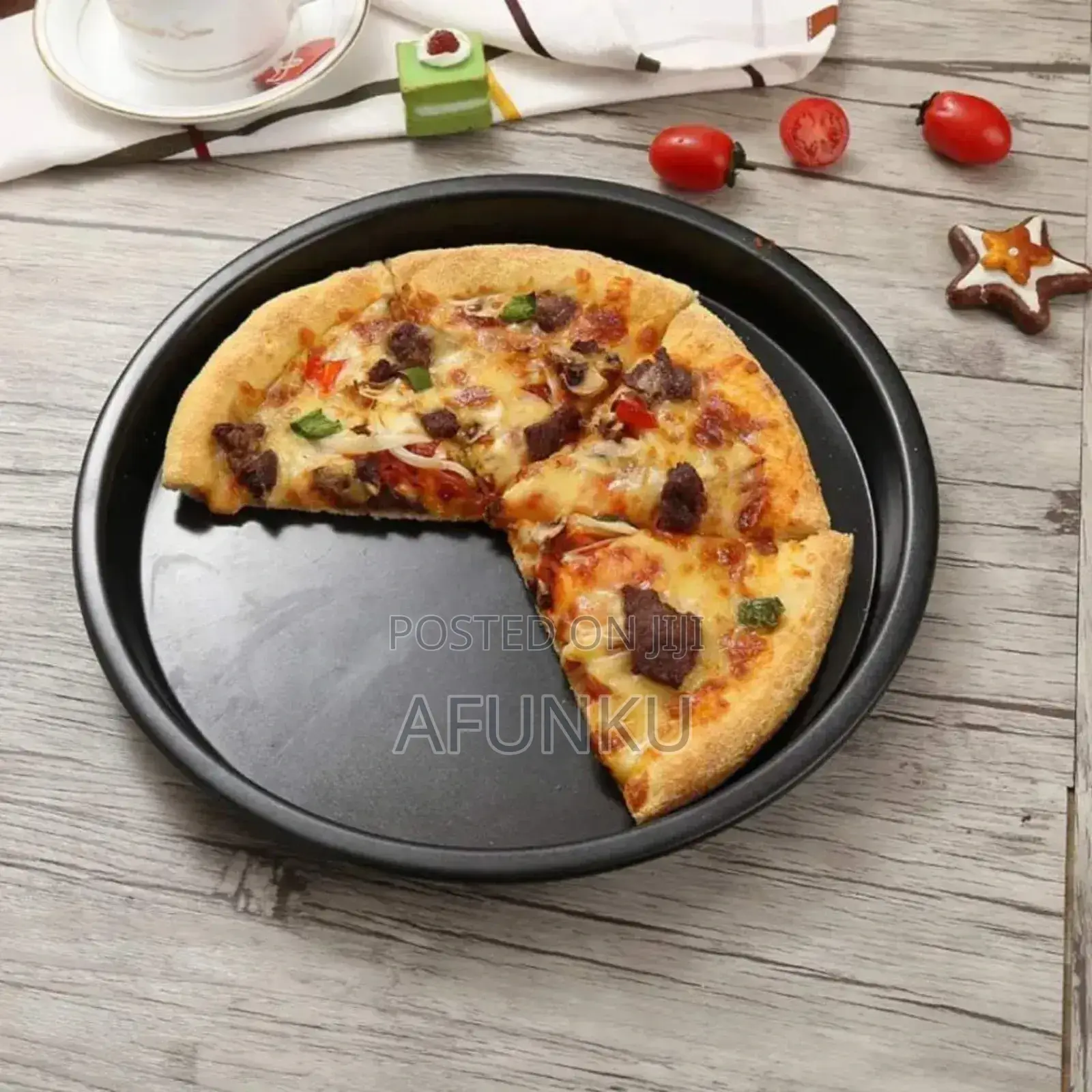Nonstick Carbon Steel 3in1 Pizza Pan