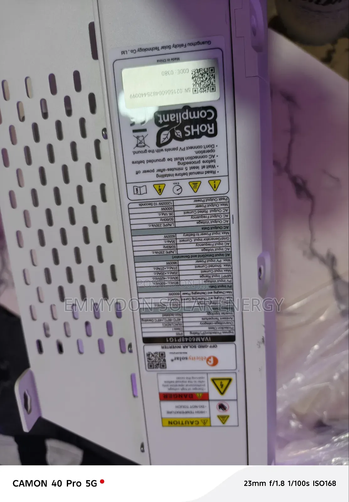 Felicity Inverter 6kva 48v Ivam