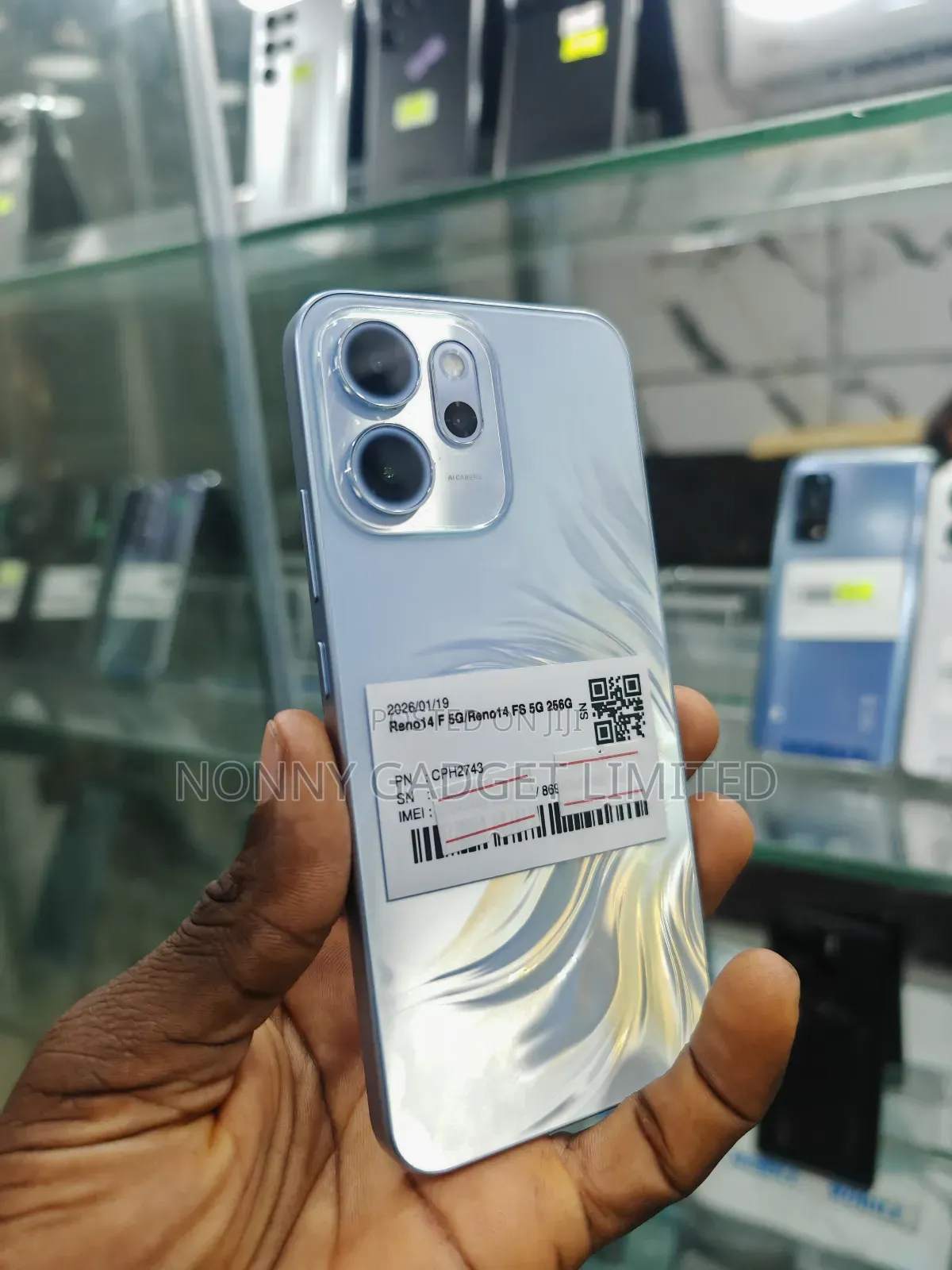Oppo Reno14 F 256 GB Blue