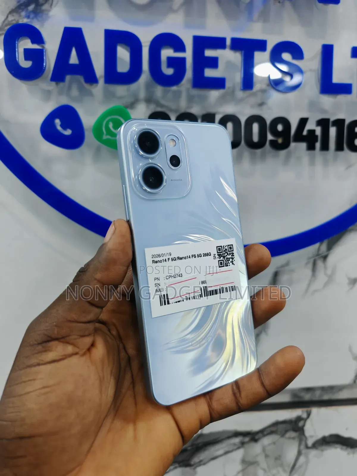 Oppo Reno14 F 256 GB Blue