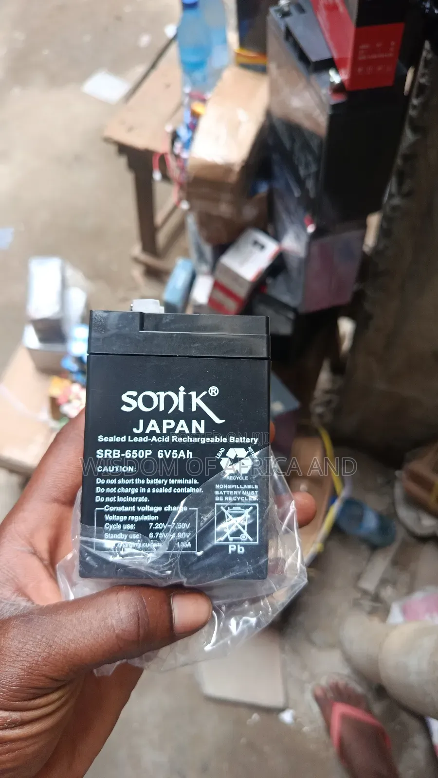 Rechargeable Fan Battery