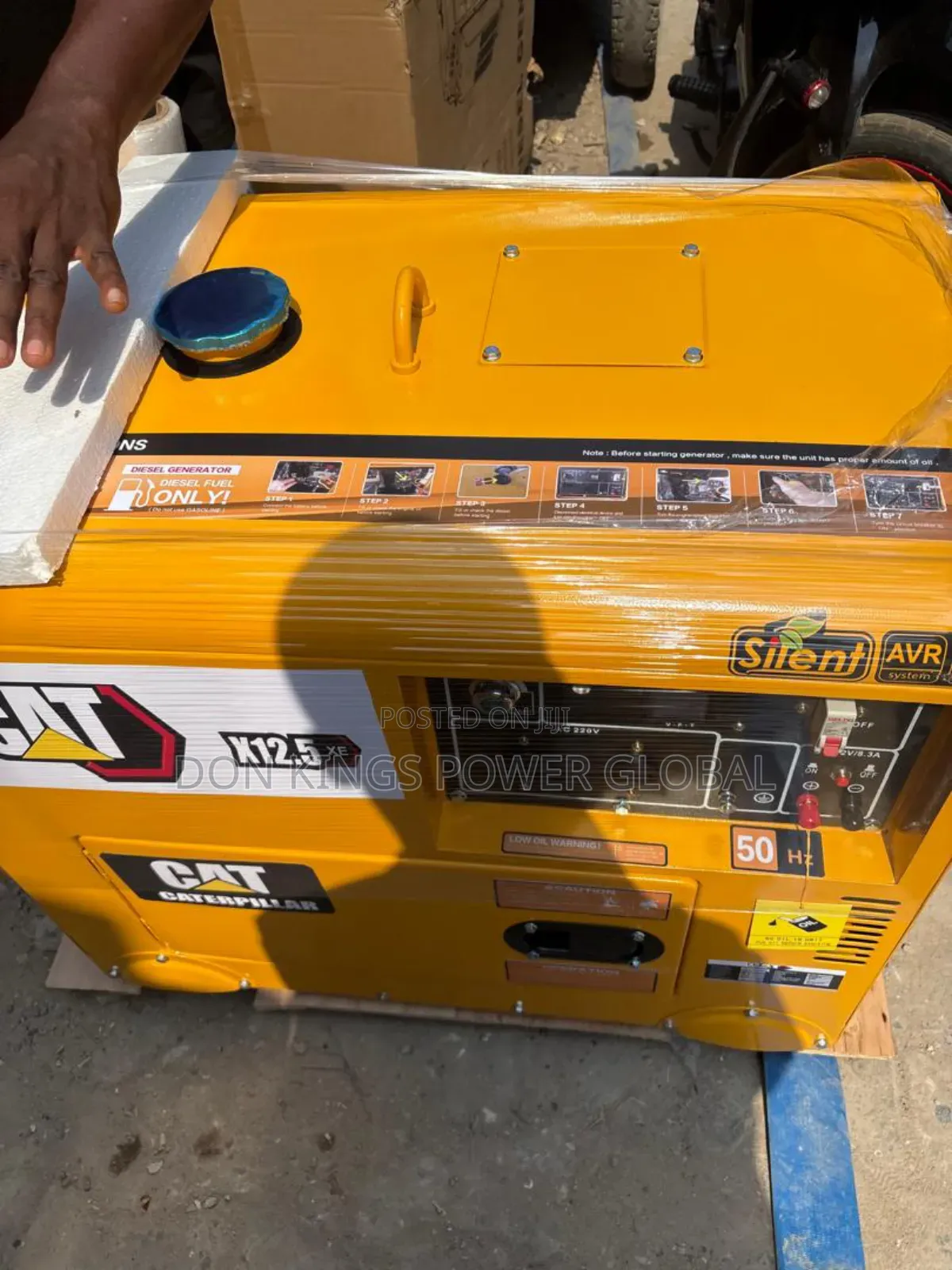 Cat 12.5kva Soundproof Generator – Perfect for Large Homes