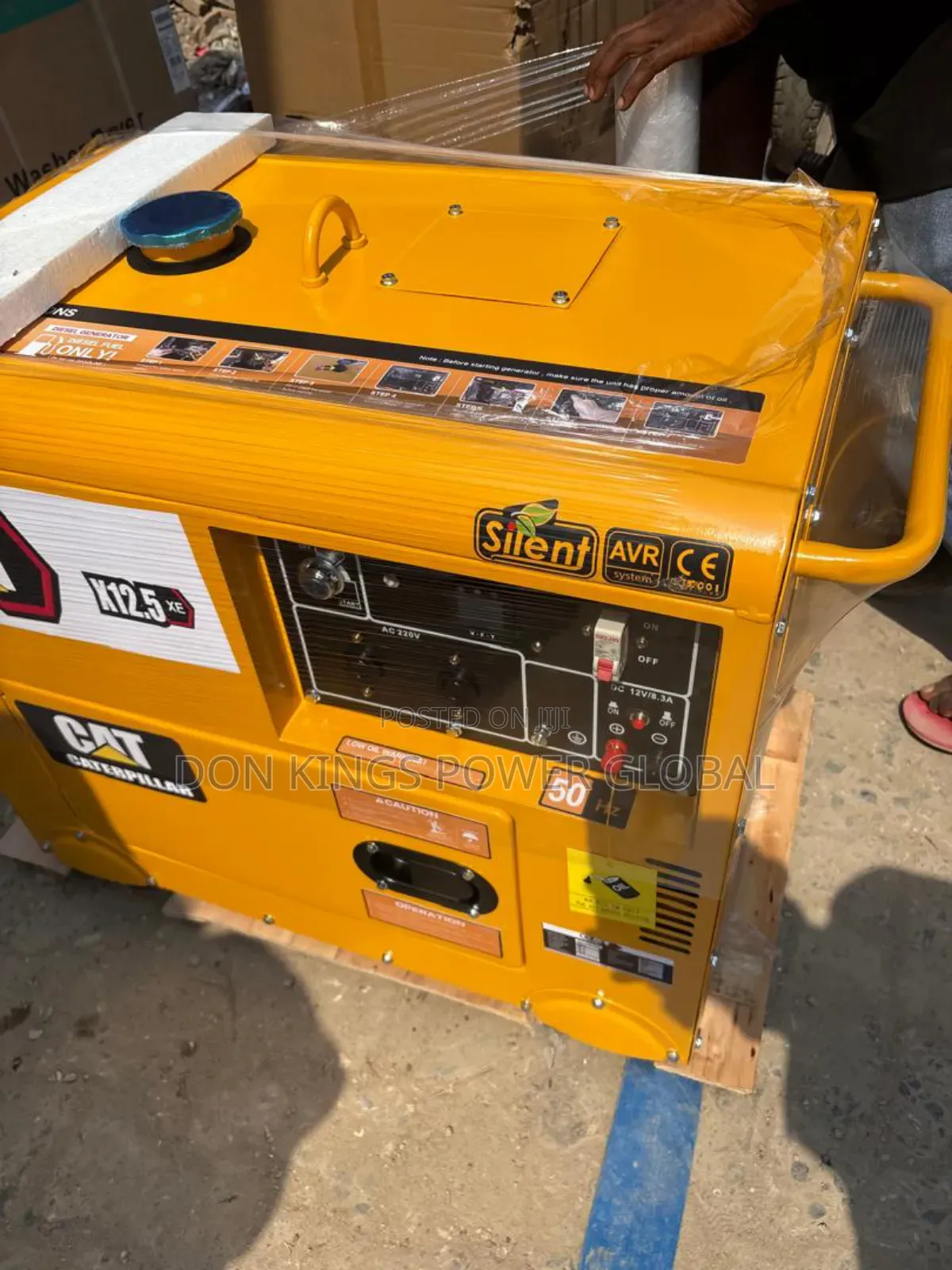 Cat 12.5kva Diesel Soundproof Generator – Built for Long Use