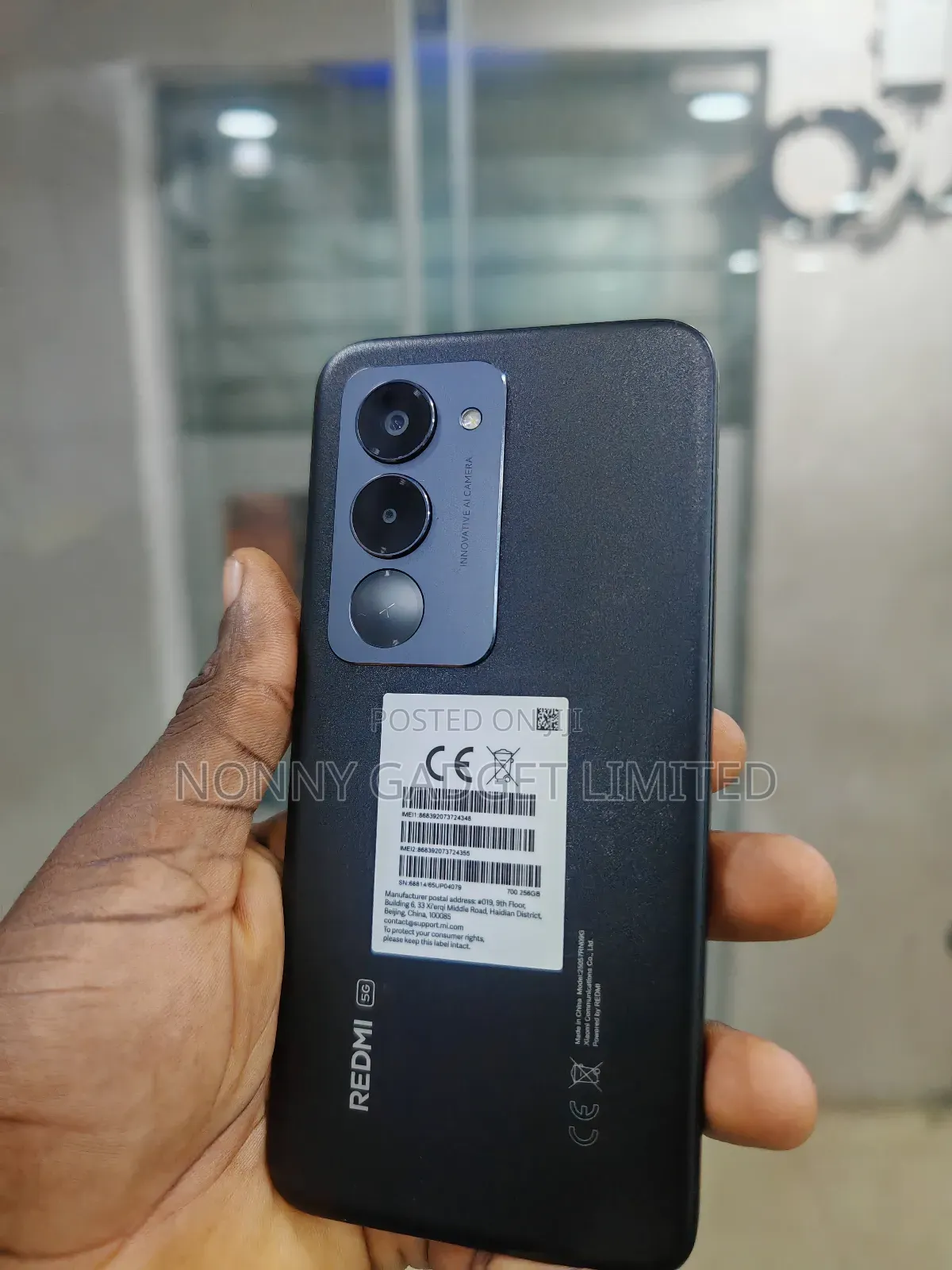 Xiaomi Redmi 15 5G 256 GB Black