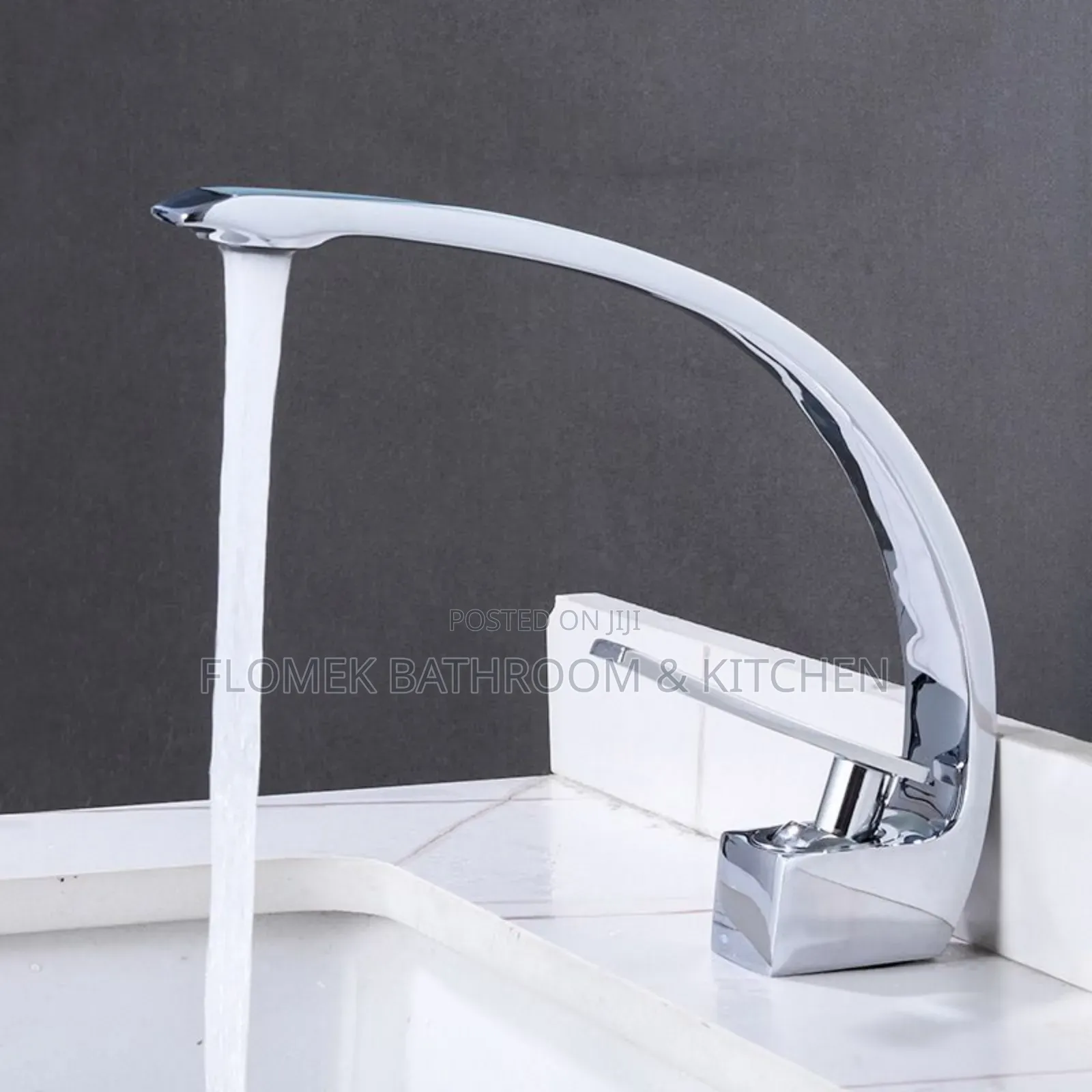 Modern Chrome Bathroom Sink Mixer Faucet