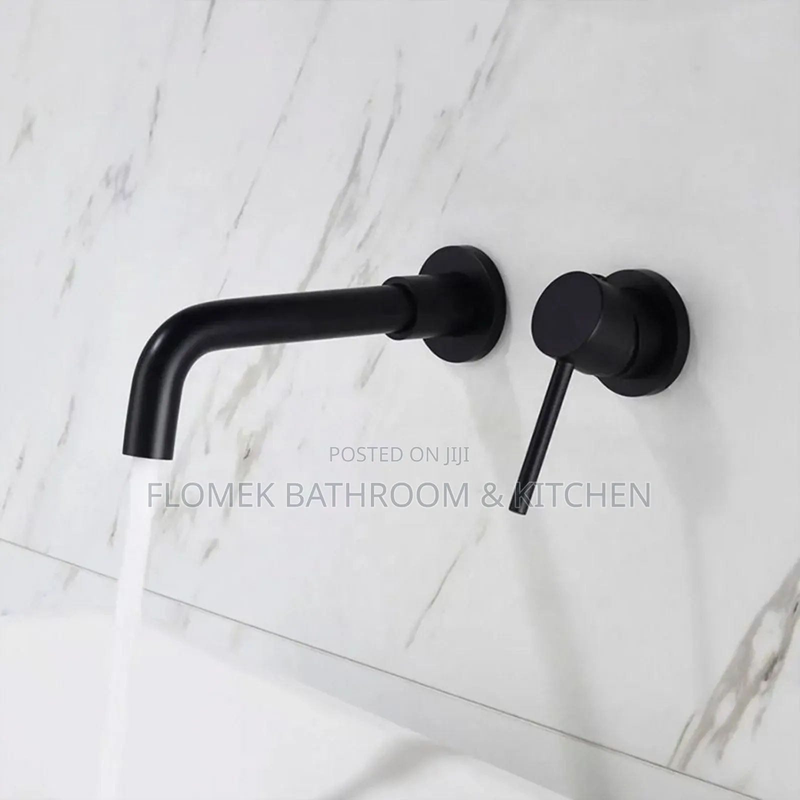 Portable Black Conduit Mixer Tap – Modern Bathroom Faucet