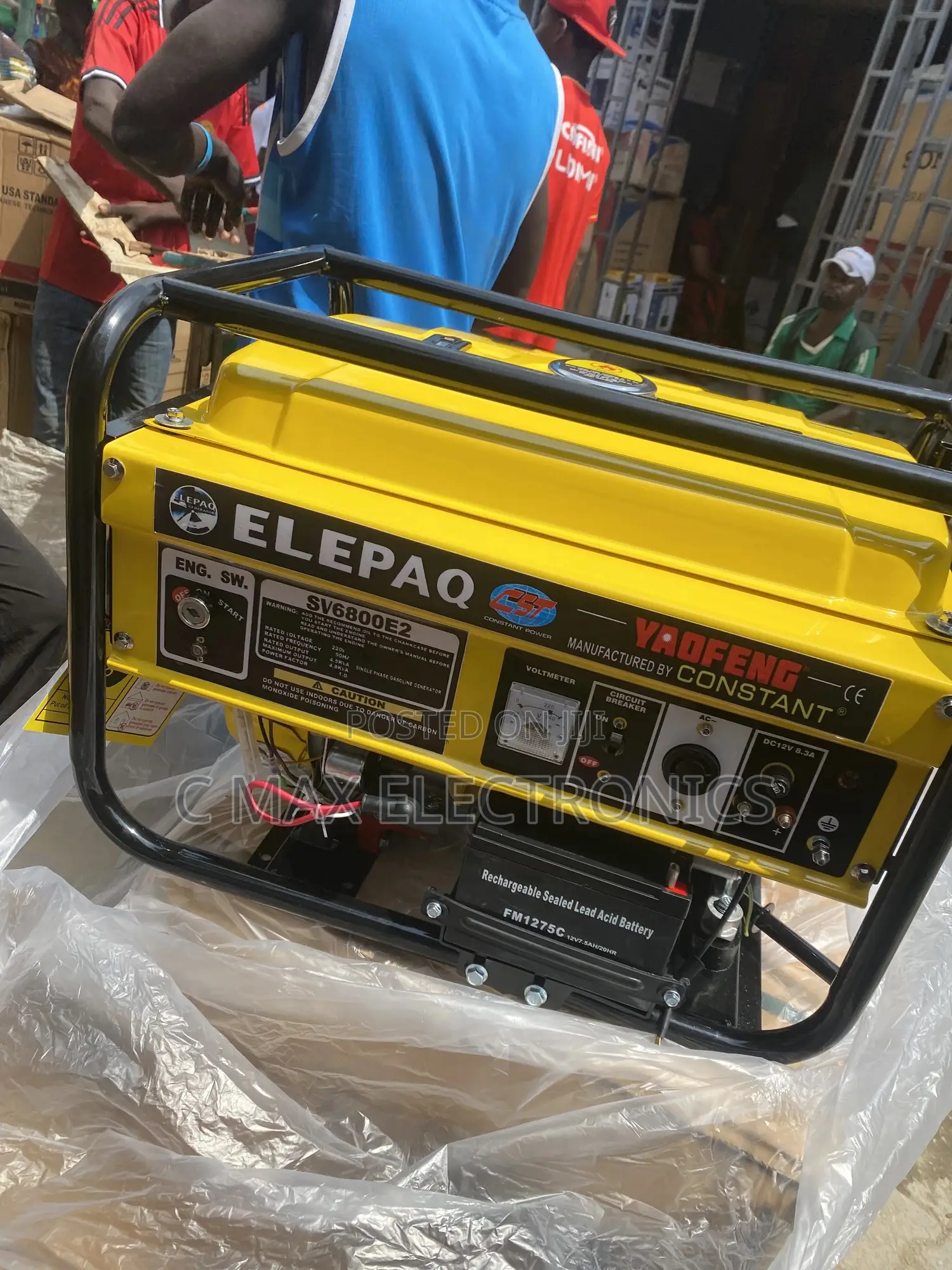 Elepaq 4.5kva Petrol Generator 1 Year Warranty