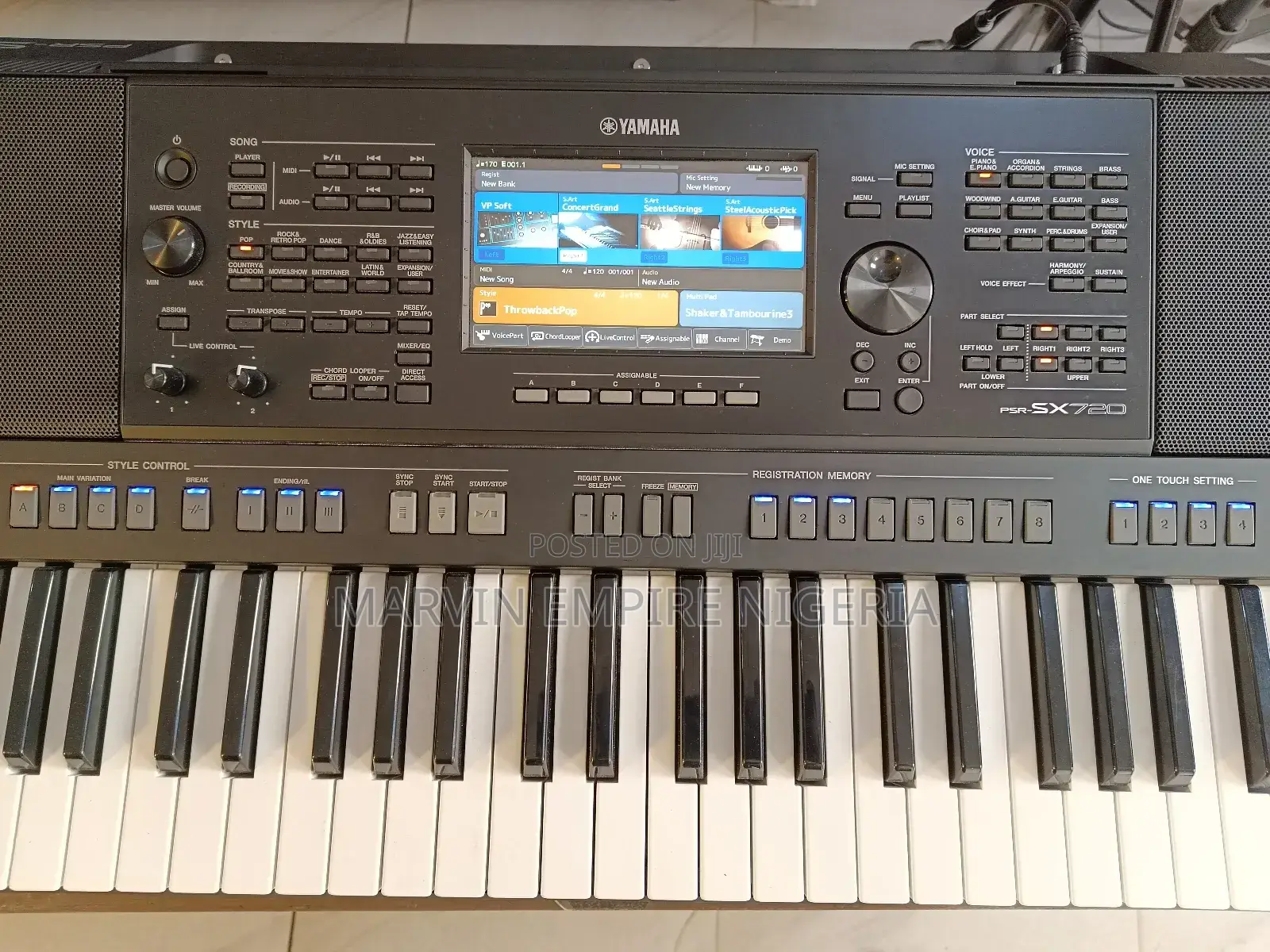 Rent a PSR Sx720 Yamaha Keyboard for Your Gigs, Shows, Church Events