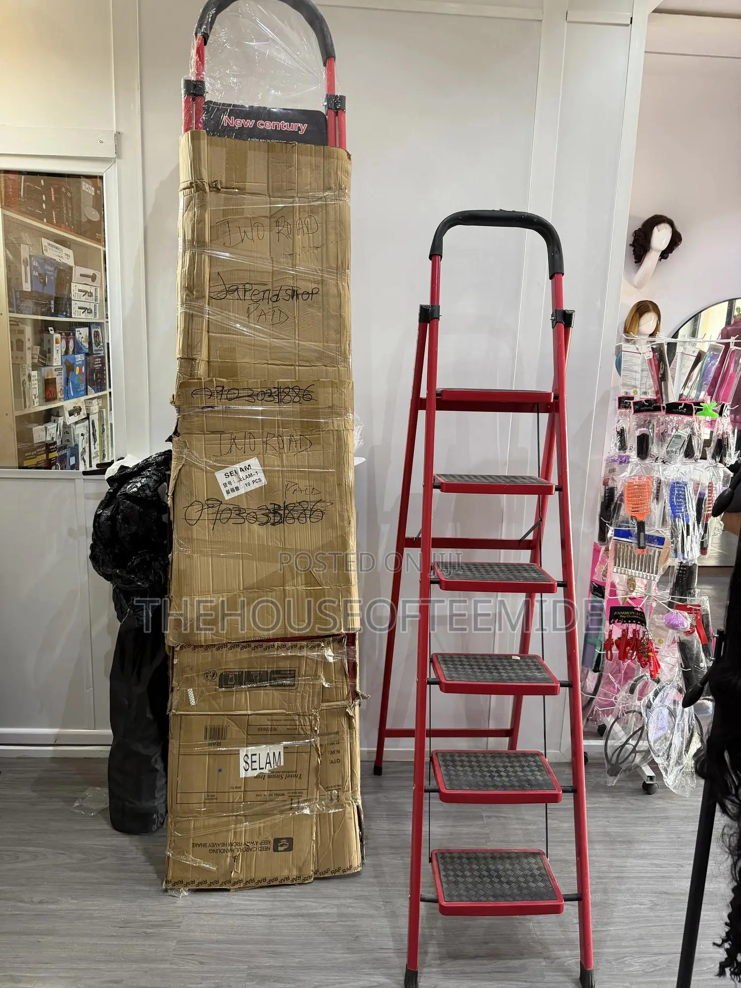 6ft Multipurpose Red Ladder