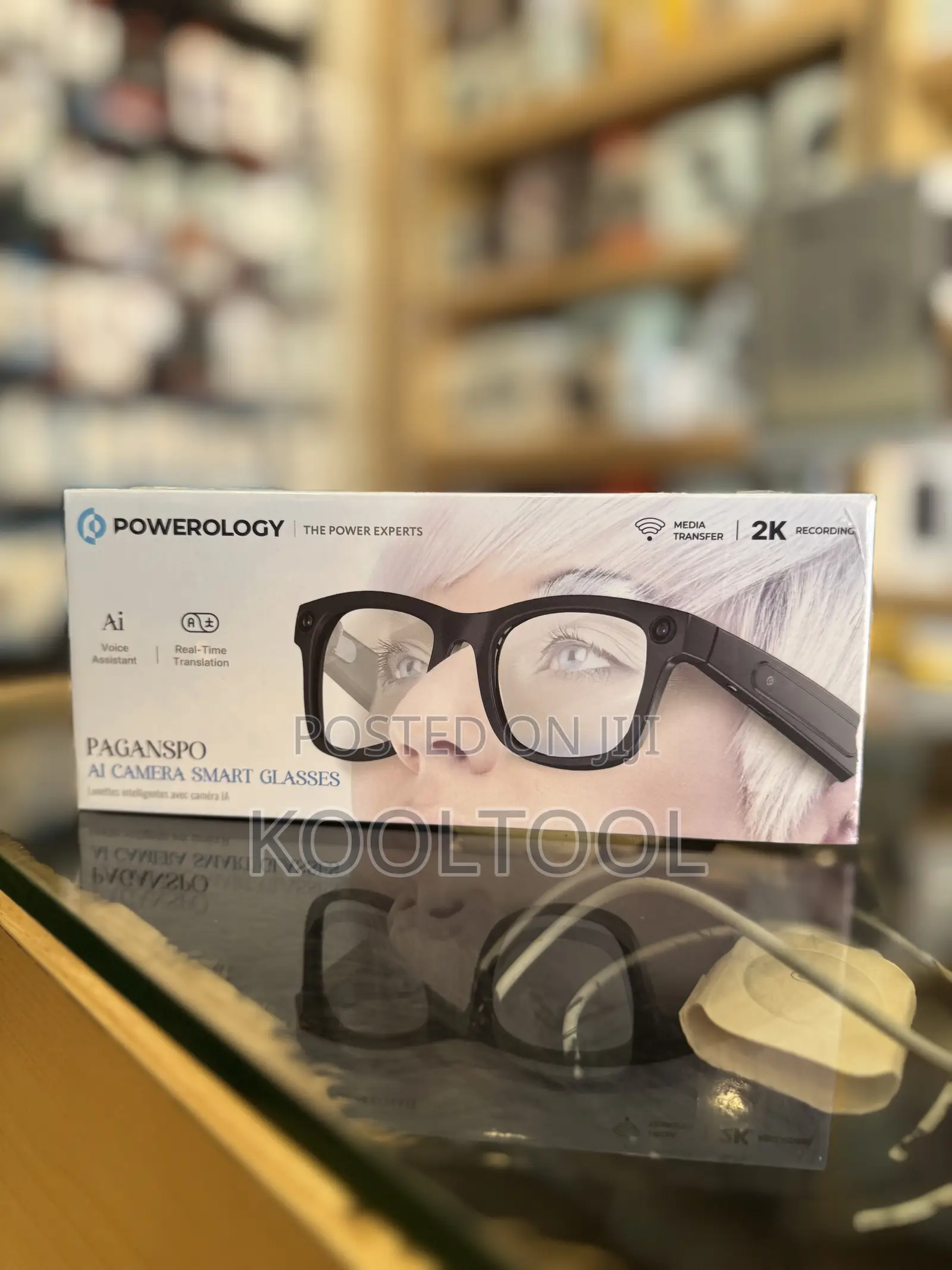 Powerology Paganspo Ai Camera Smart Glasses - Recording