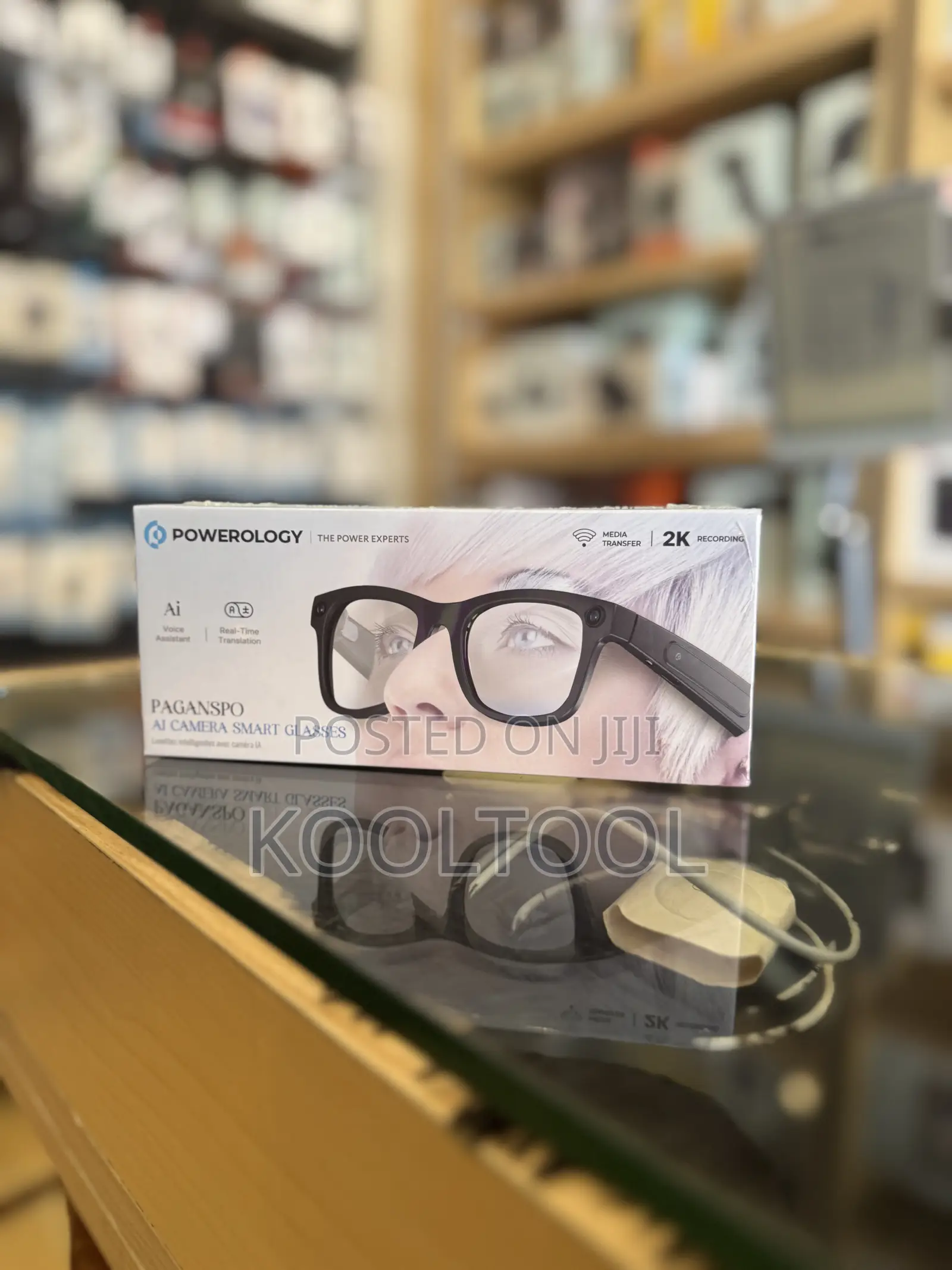 Powerology Paganspo Ai Camera Smart Glasses - Recording