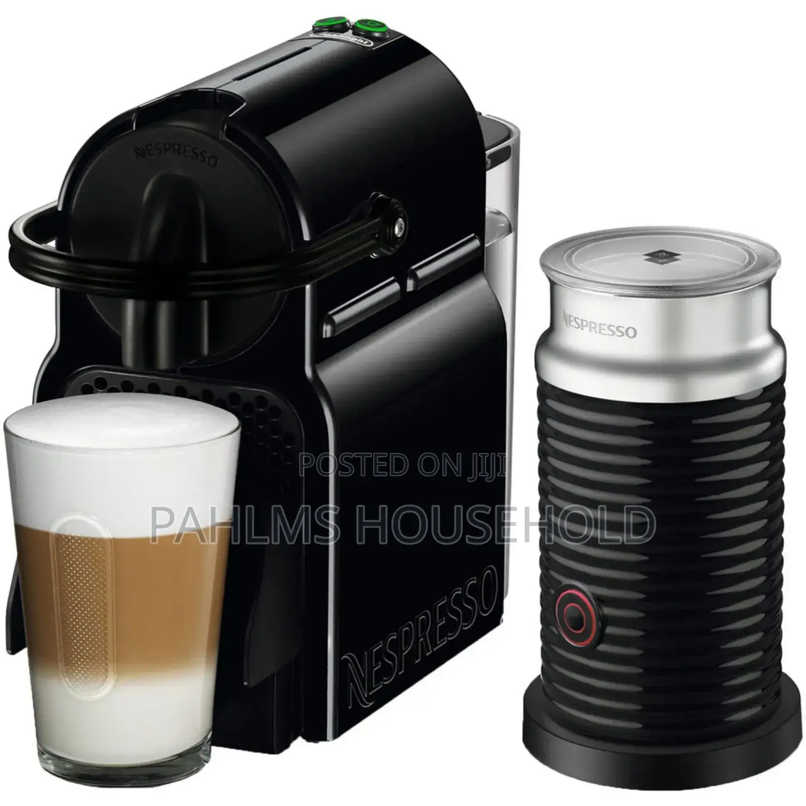 Nespresso Inissia Capsule Coffee Machine With Milk Frother
