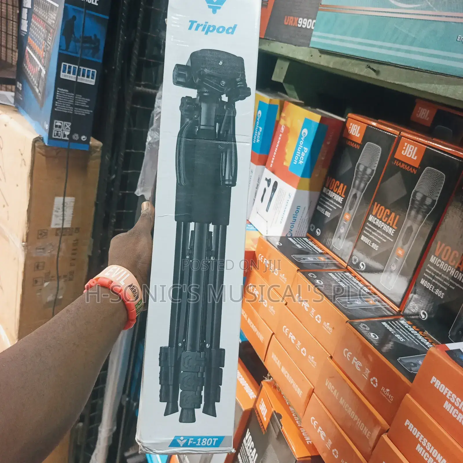 F-180t Camera and Phone Tripod Stand.