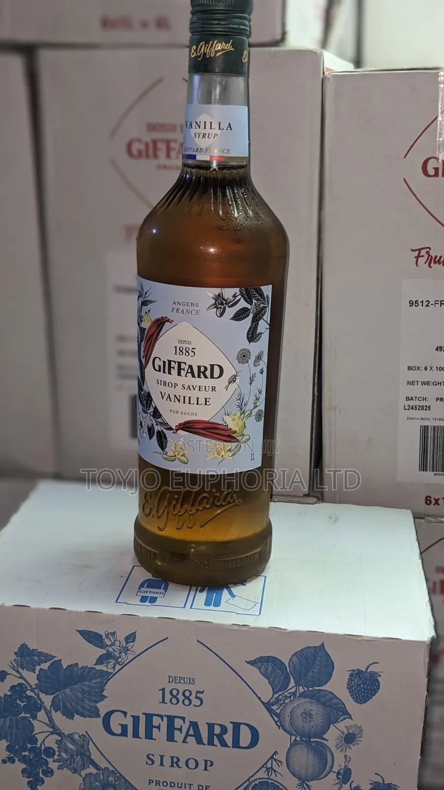 Giffard Syrups "Vanilla" (1 Litre)