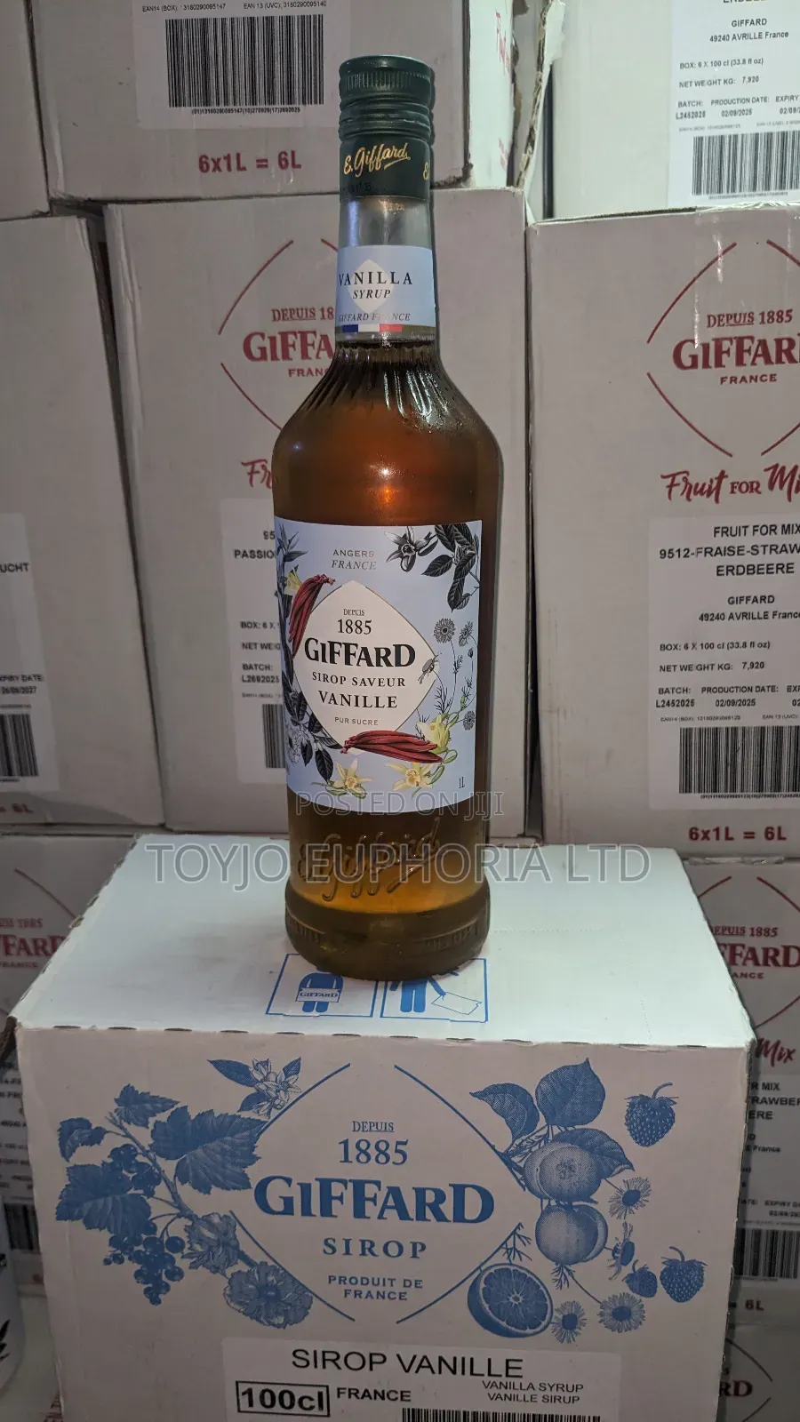 Giffard Syrups "Vanilla" (1 Litre)