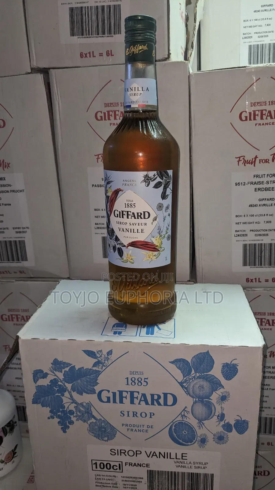 Giffard Syrups "Vanilla" (1 Litre)