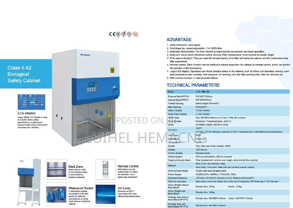 Biosafety Cabinet Biobase