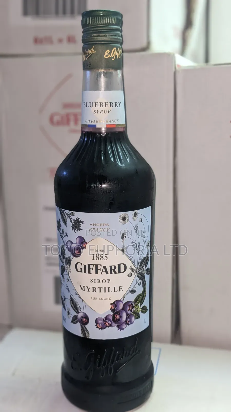 Giffard Syrups "Myrtille" (1 Litre)